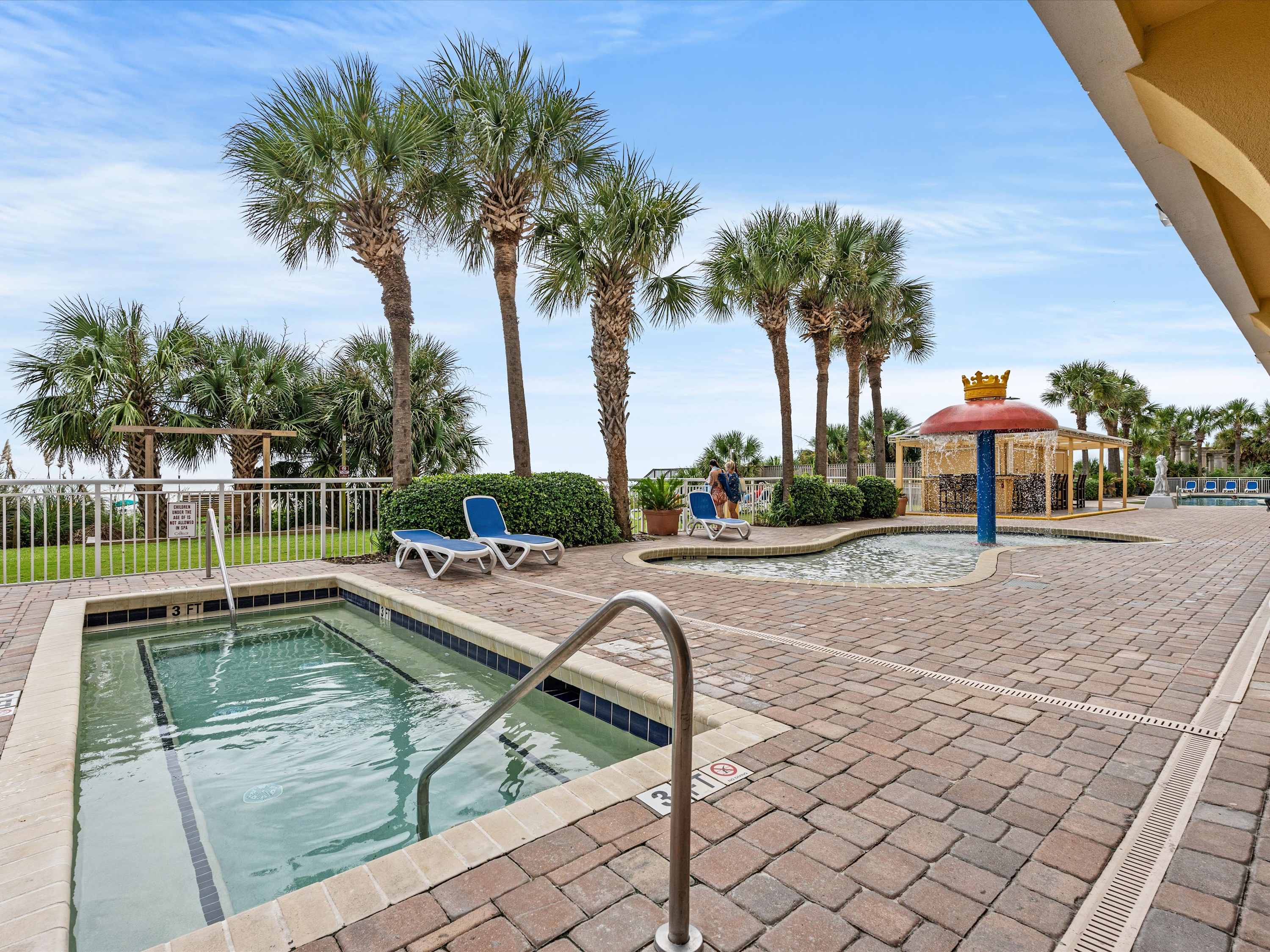 Instaworthy Oceanfront Oasis lazy river hot tubs | Photo 19