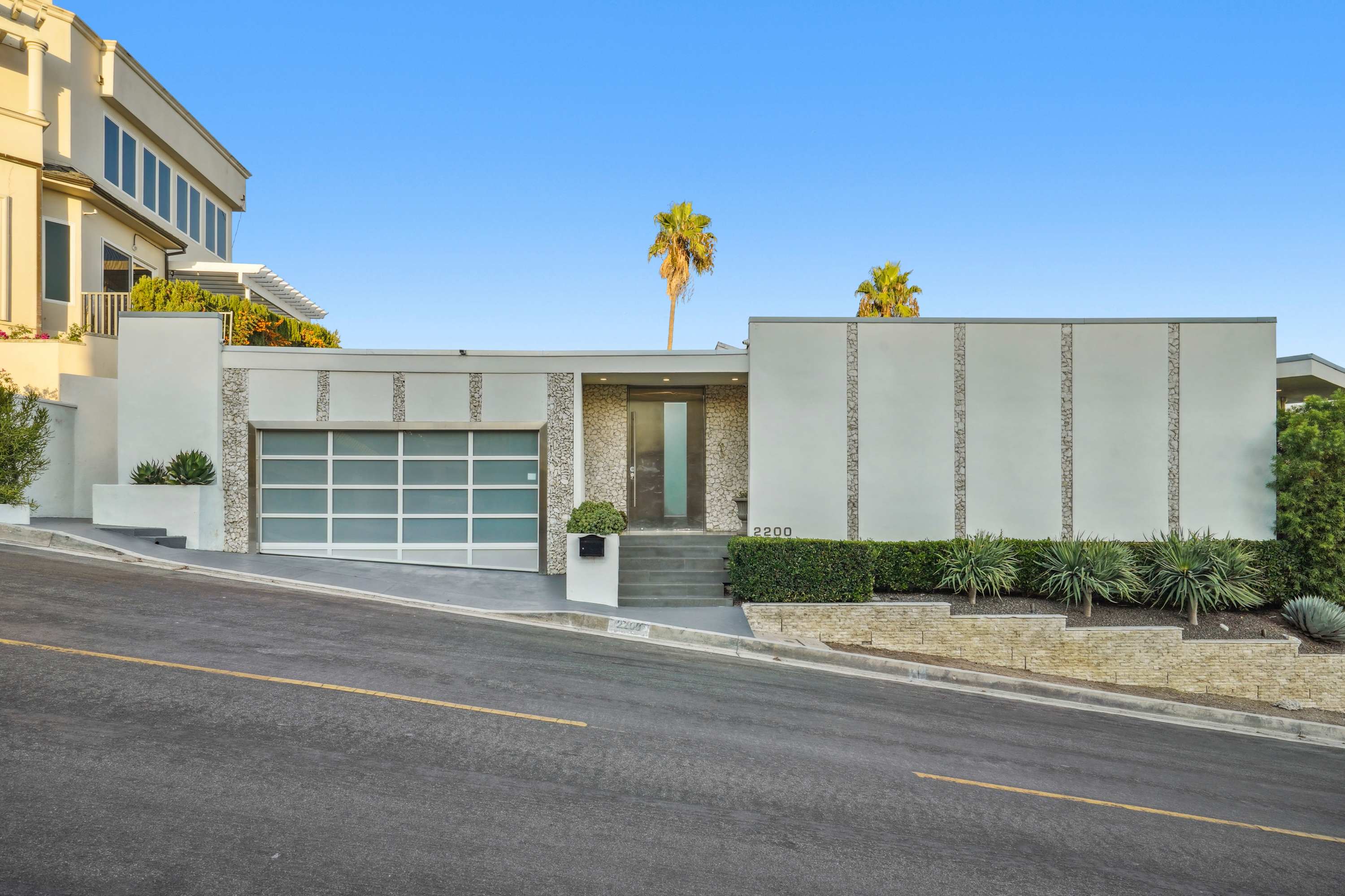 Nestled in the prestigious Hollywood Hills.