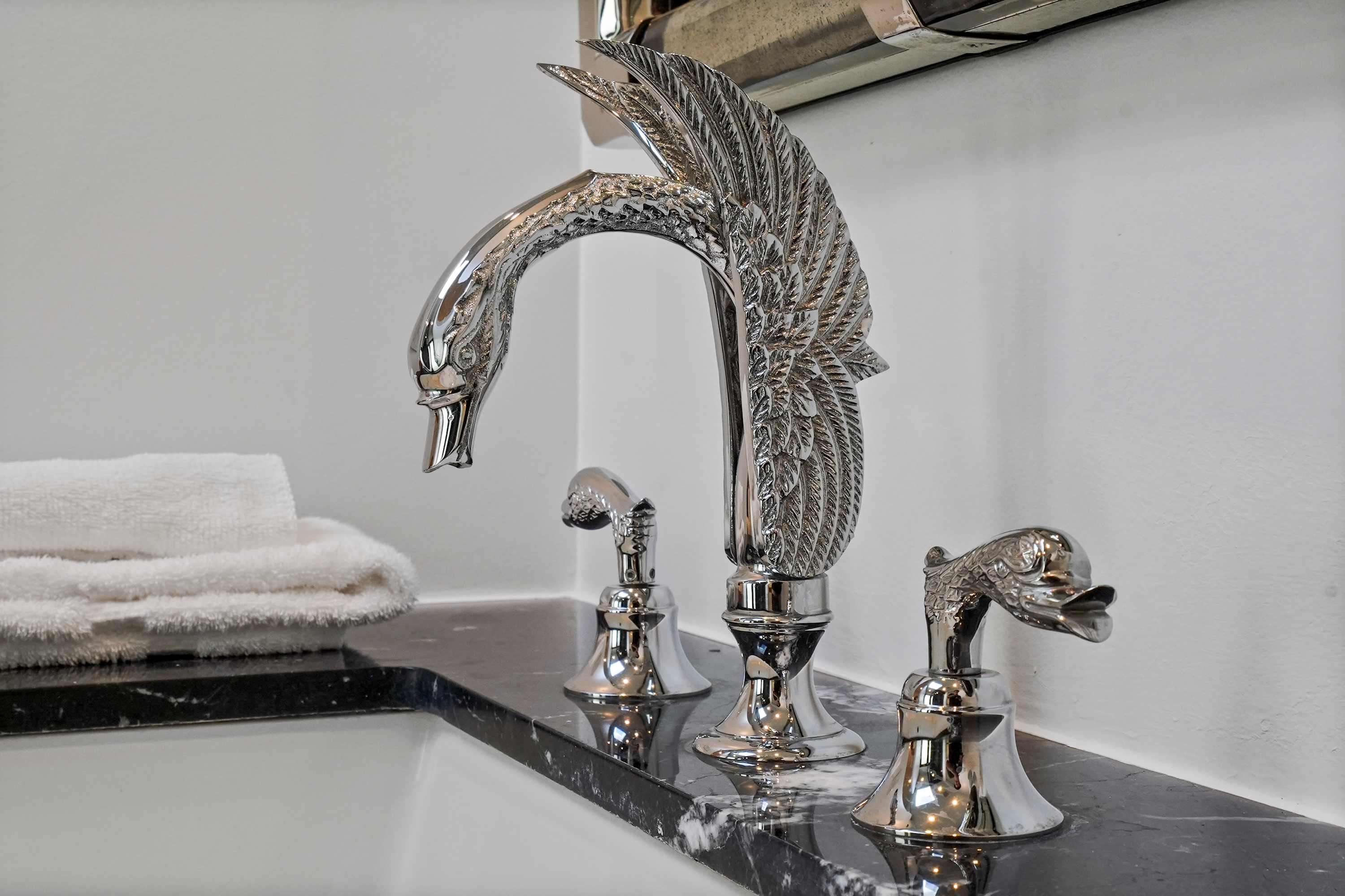 A touch of artistry meets function with unique design elements throughout.