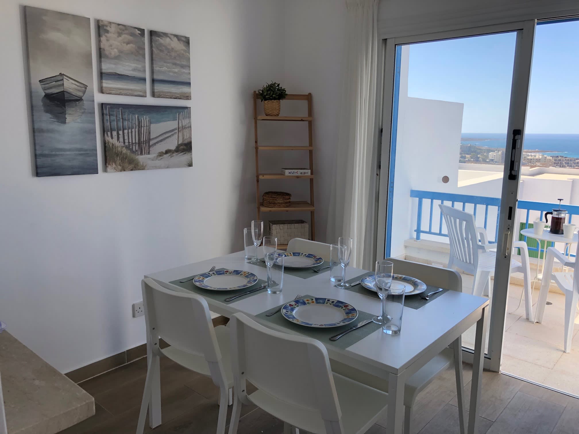 Paphos:: 2BR Apt | Amazing Sea Views | Pool | 15 Min Walk to Beach