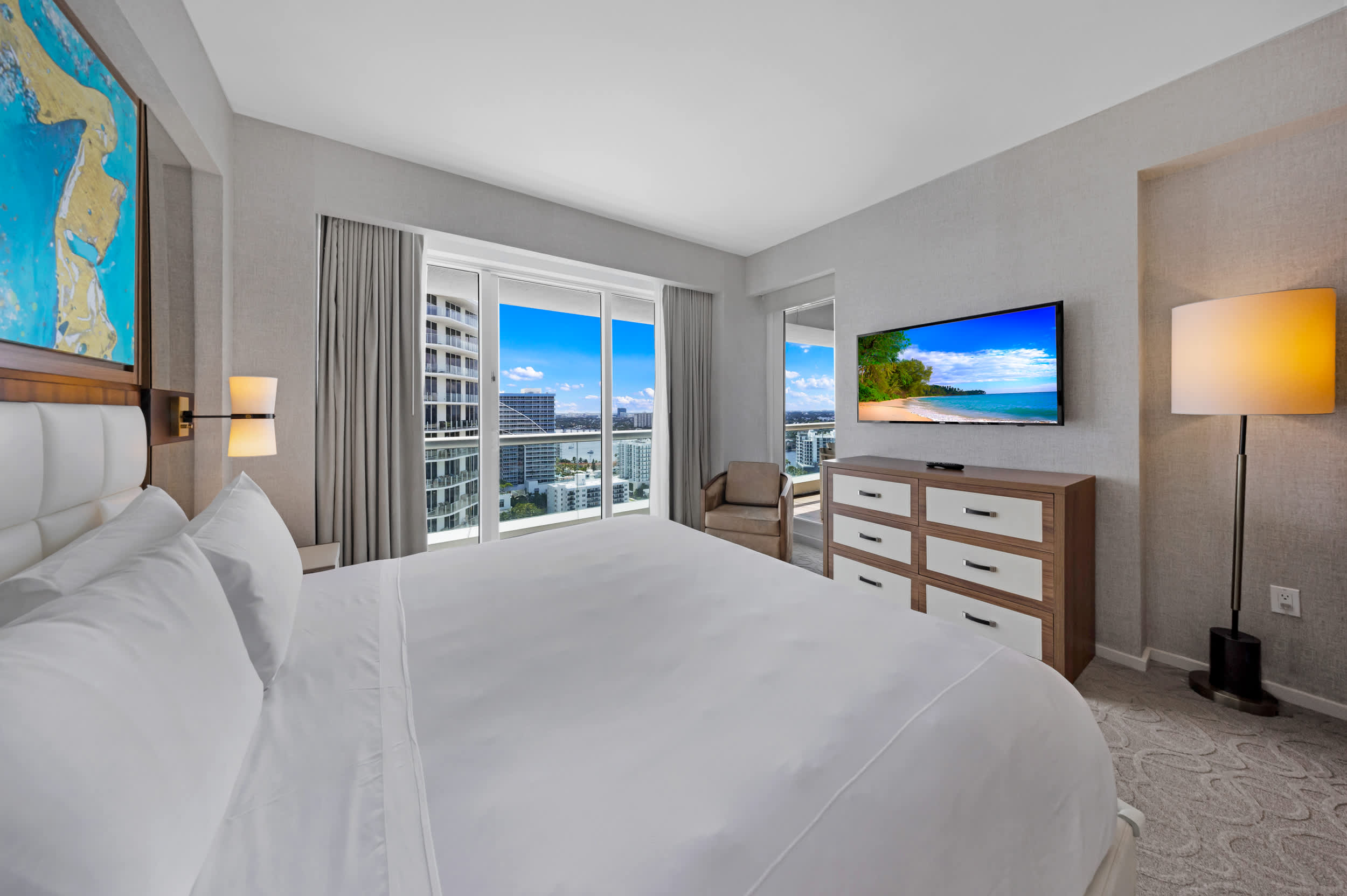 Beachfront Condo with Spacious Balcony