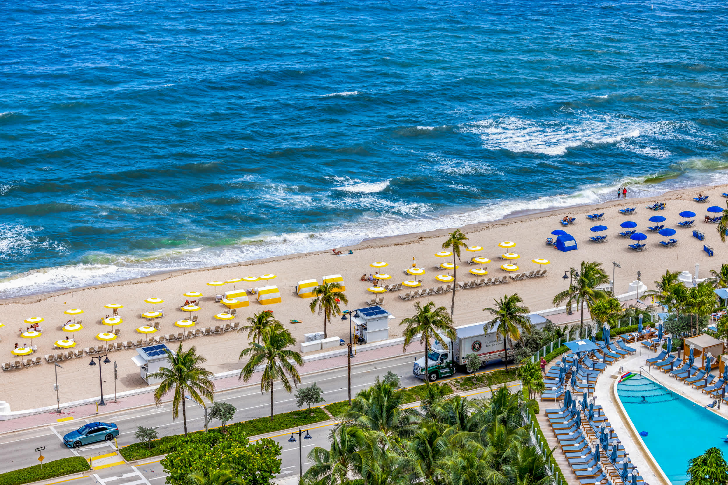 Beachfront Condo with Spacious Balcony