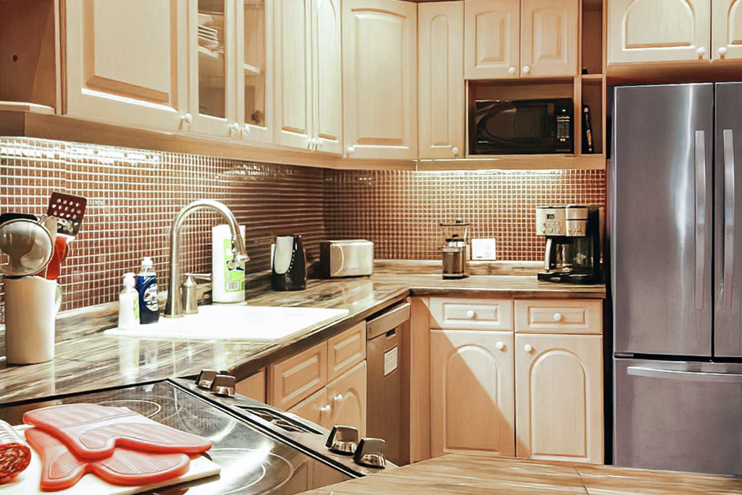 Lots of countertop space