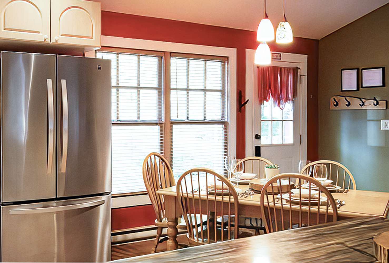 Large family dining table