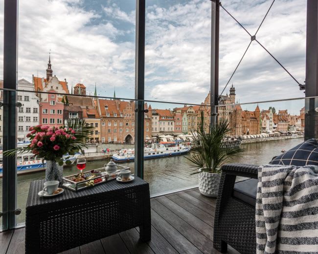 Deo Plaza 210 | Elegant Apartment | Balcony with a view of the Motława River and the Old Town — Gdańsk, Województwo pomorskie — vacation rental