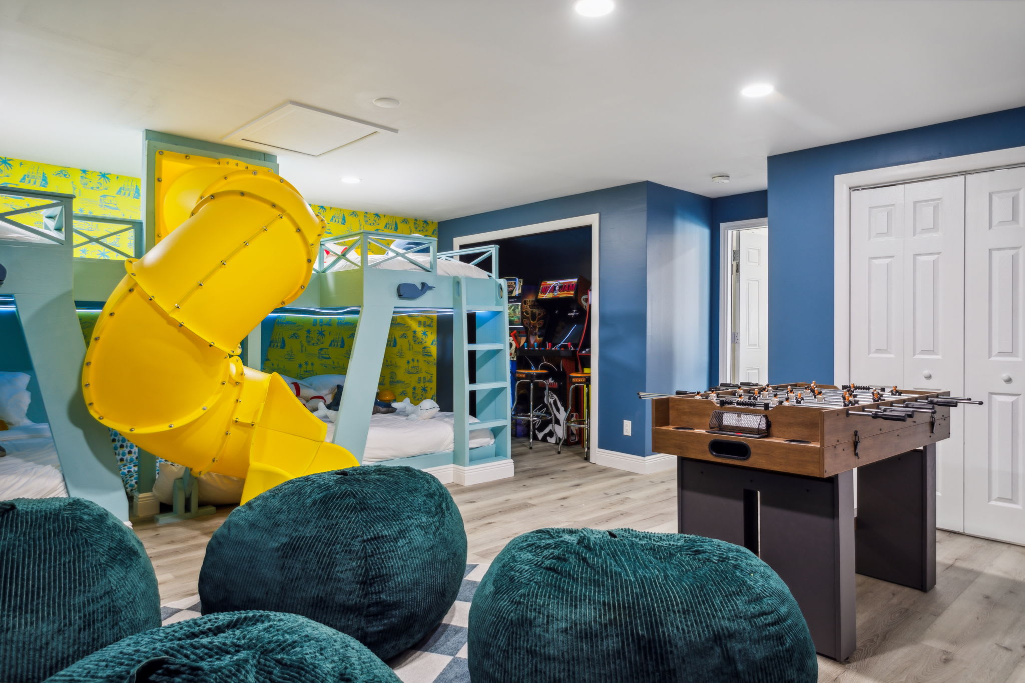 Kids bedroom side view