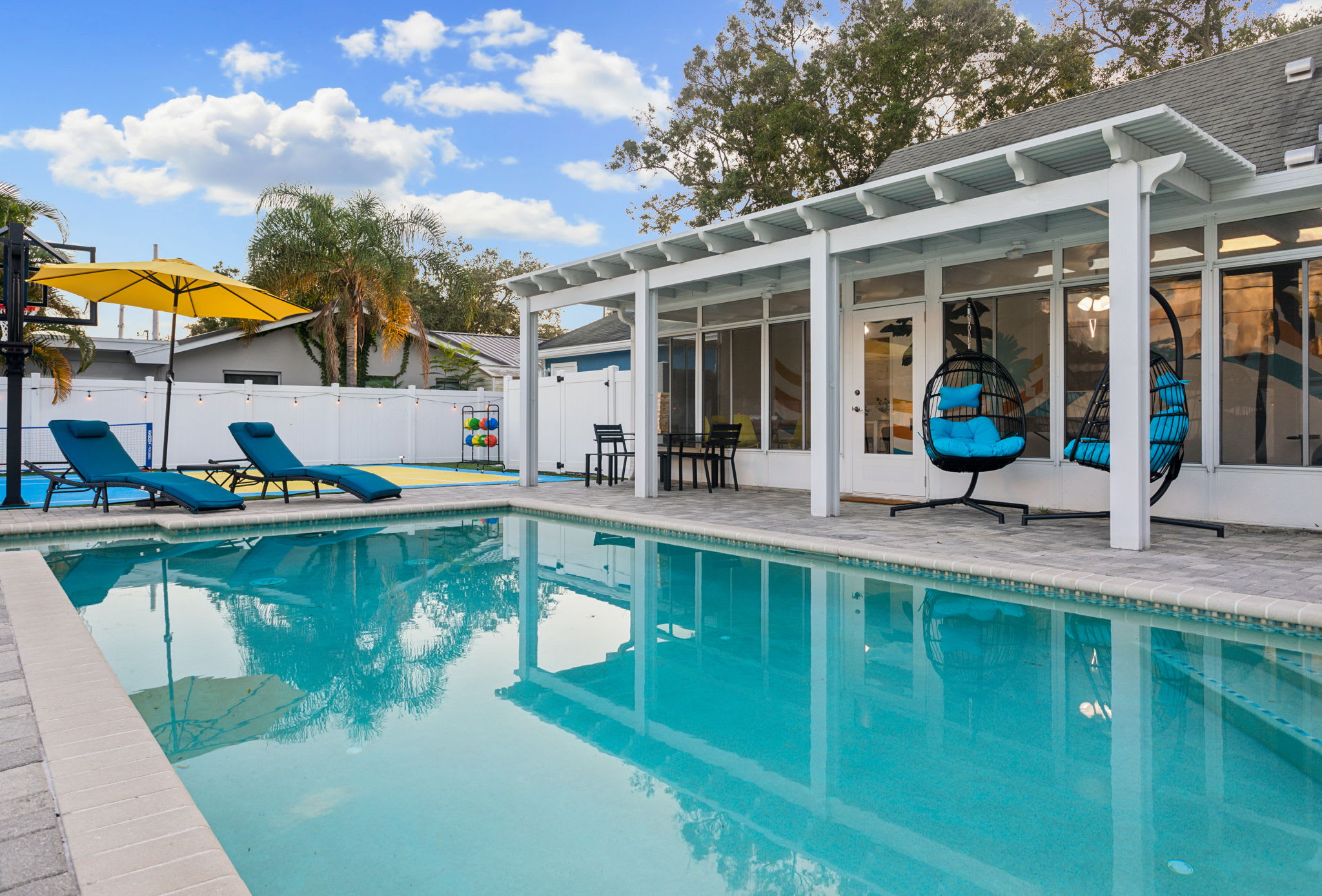 Outside Pool Area