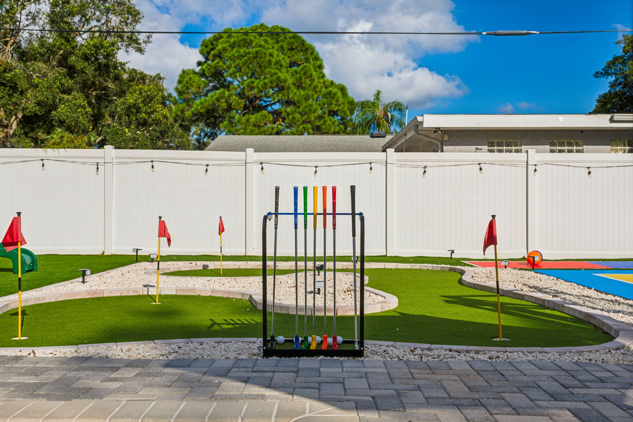 Outside Mini Golf Course