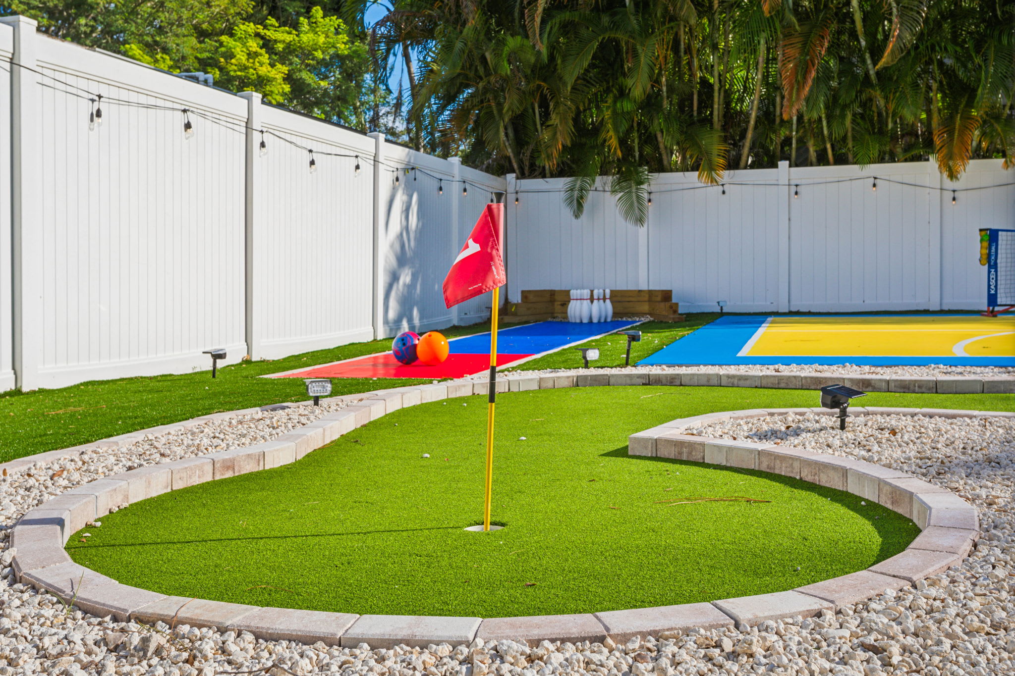 Outside Mini Golf Course