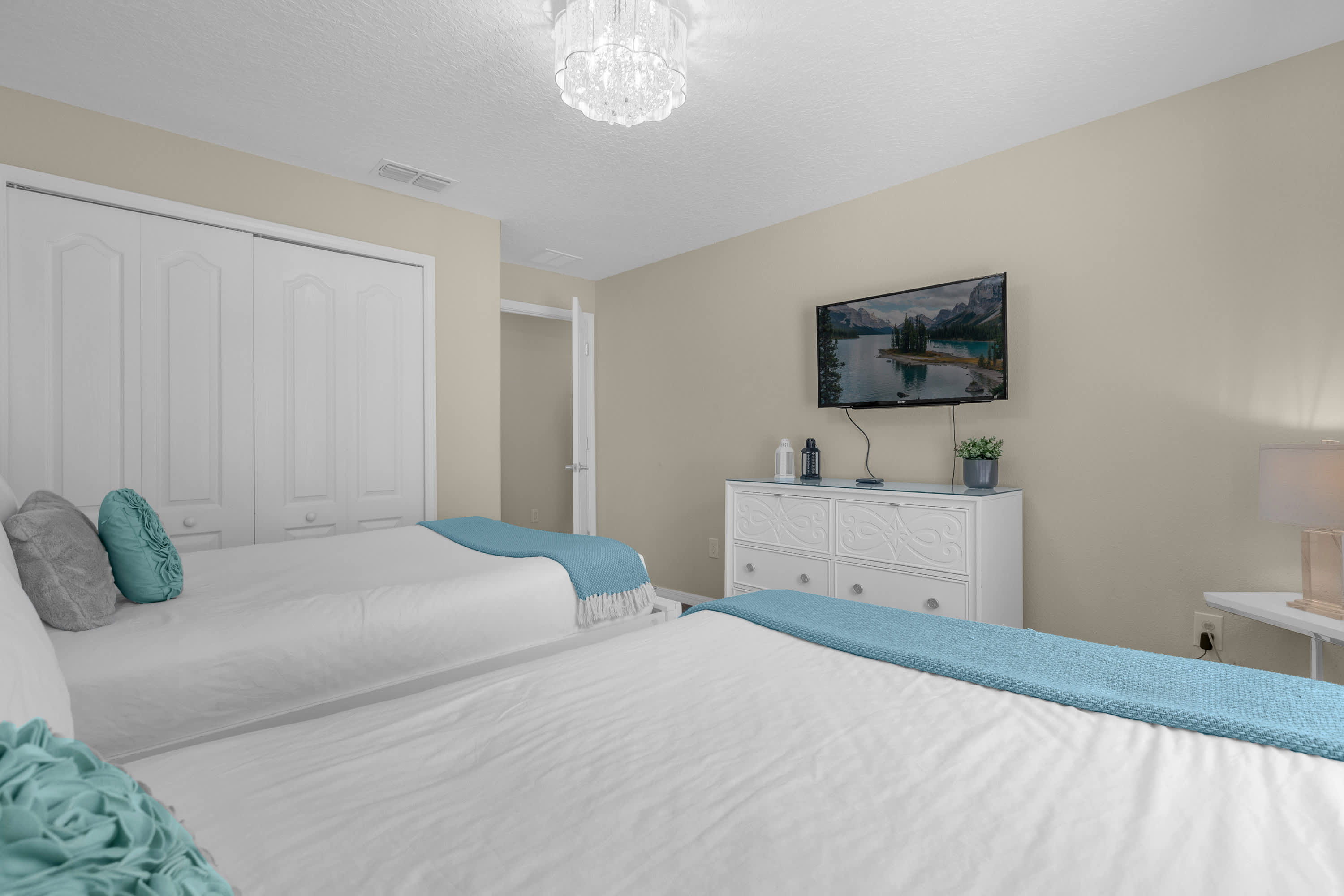 Disney Themed Bedroom with Smart TV