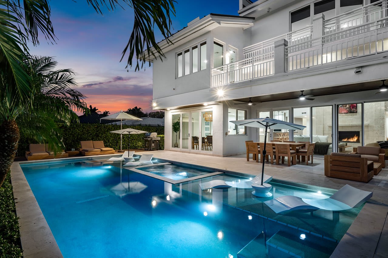 Unwind in paradise as the sun sets, with a poolside oasis that combines luxury and tranquility.