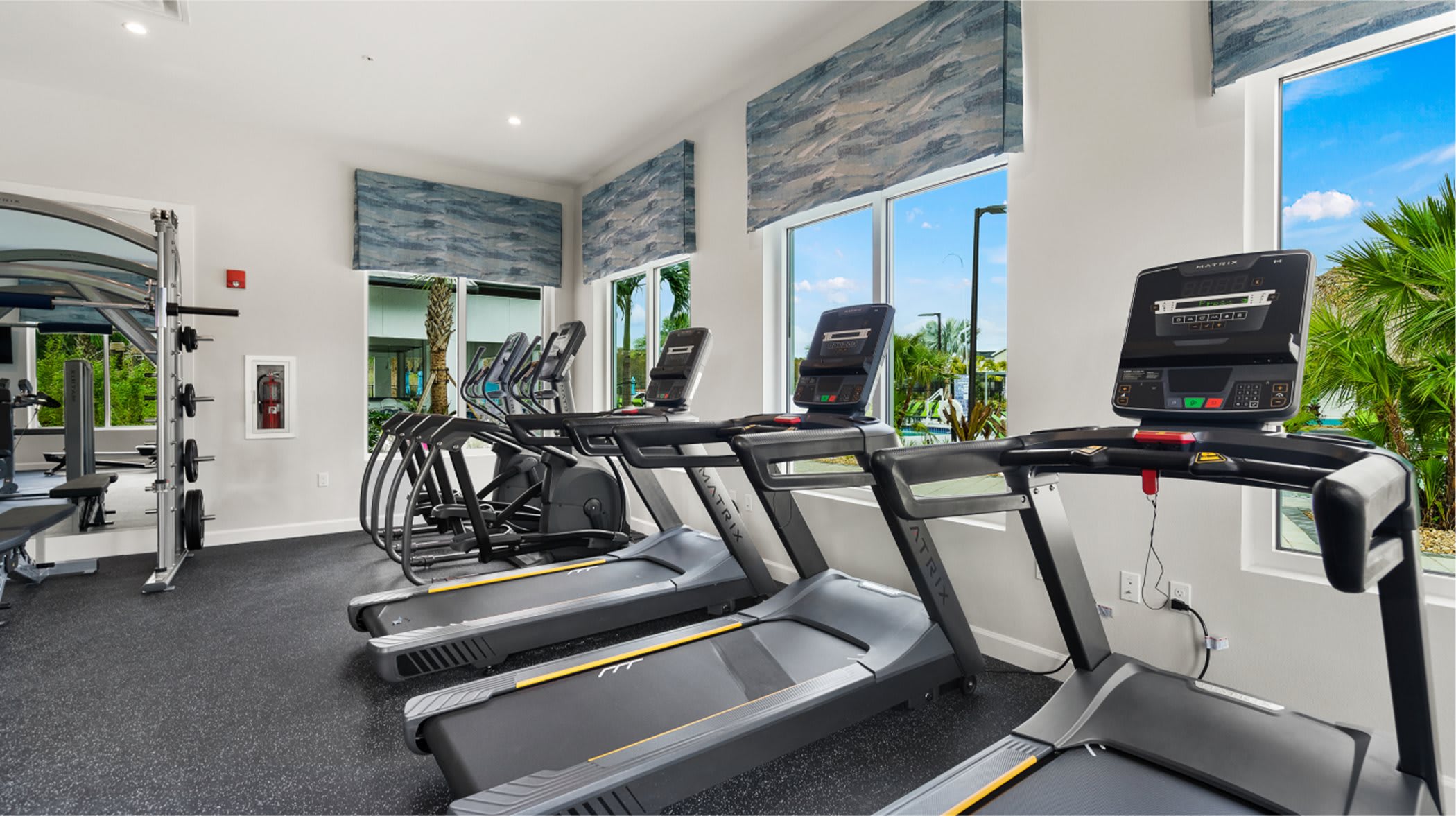 Fitness center at the resort