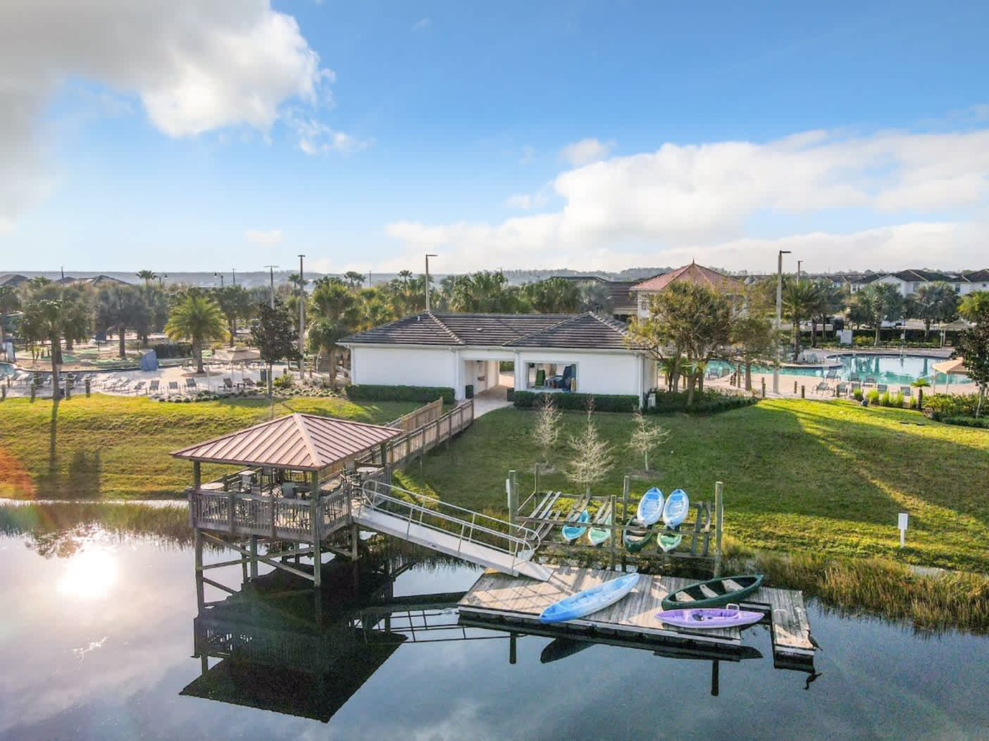 Community Dock at the Hideaway Club