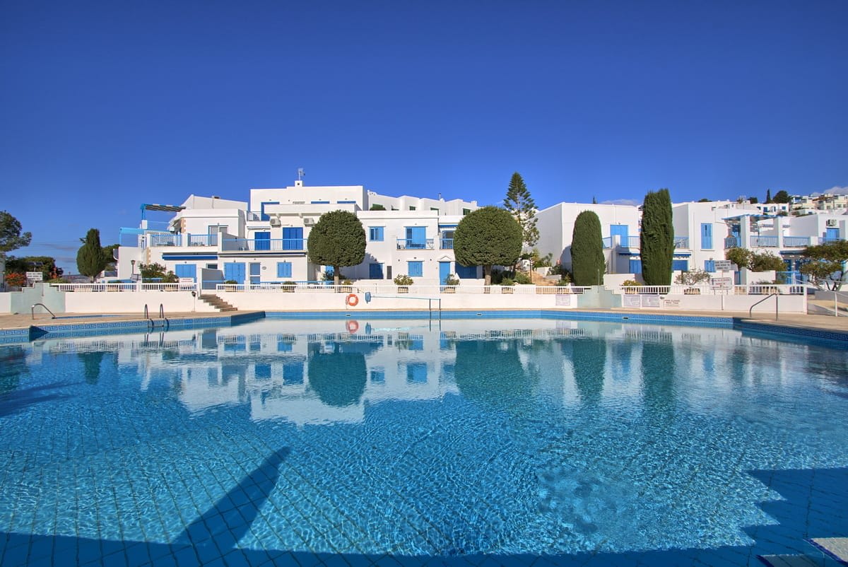 Paphos:: 2BR Apt | Amazing Sea Views | Pool | 15 Min Walk to Beach