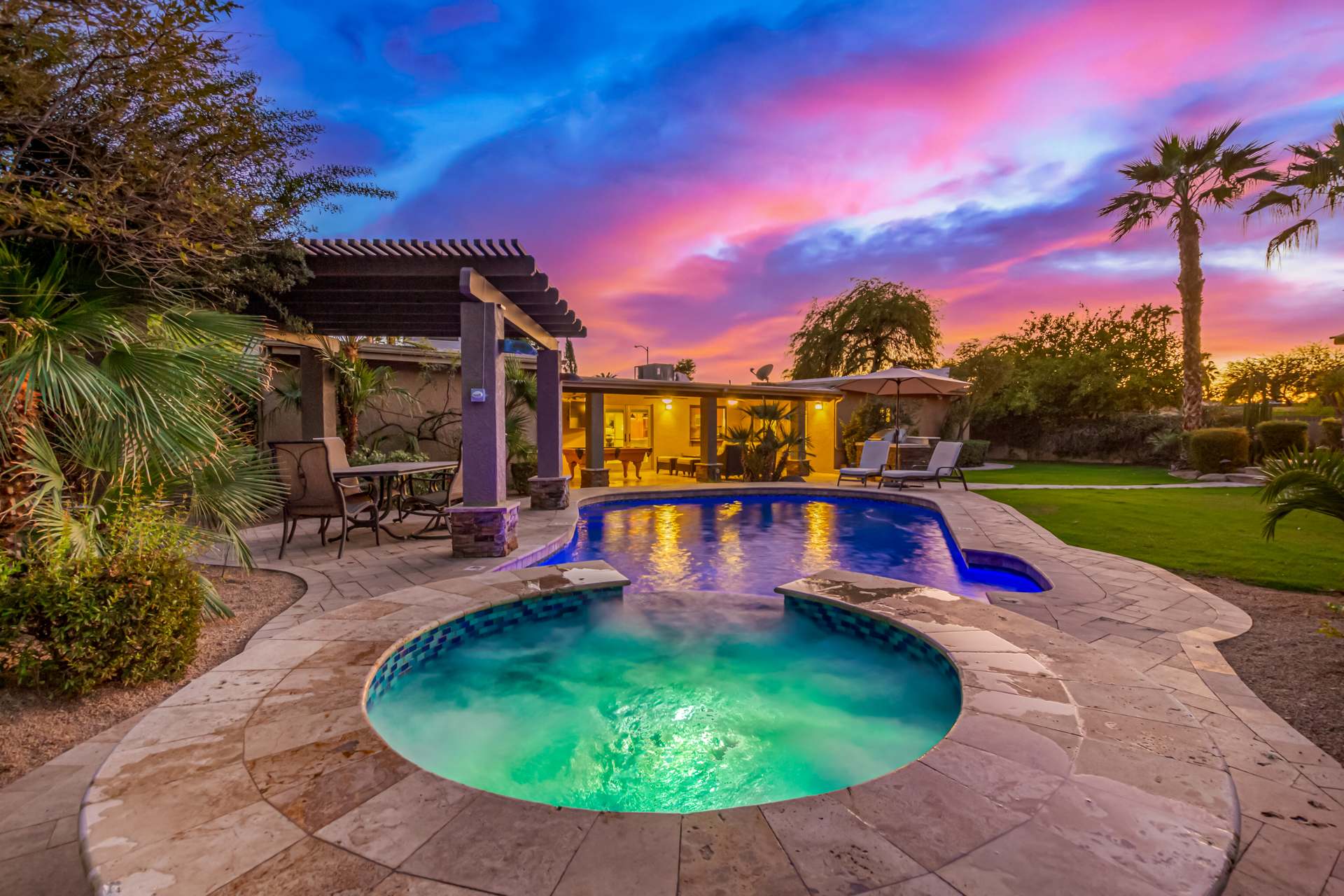 Parkwood Desert Oasis | Pool, Spa & Pool Table — Scottsdale, AZ — vacation rental