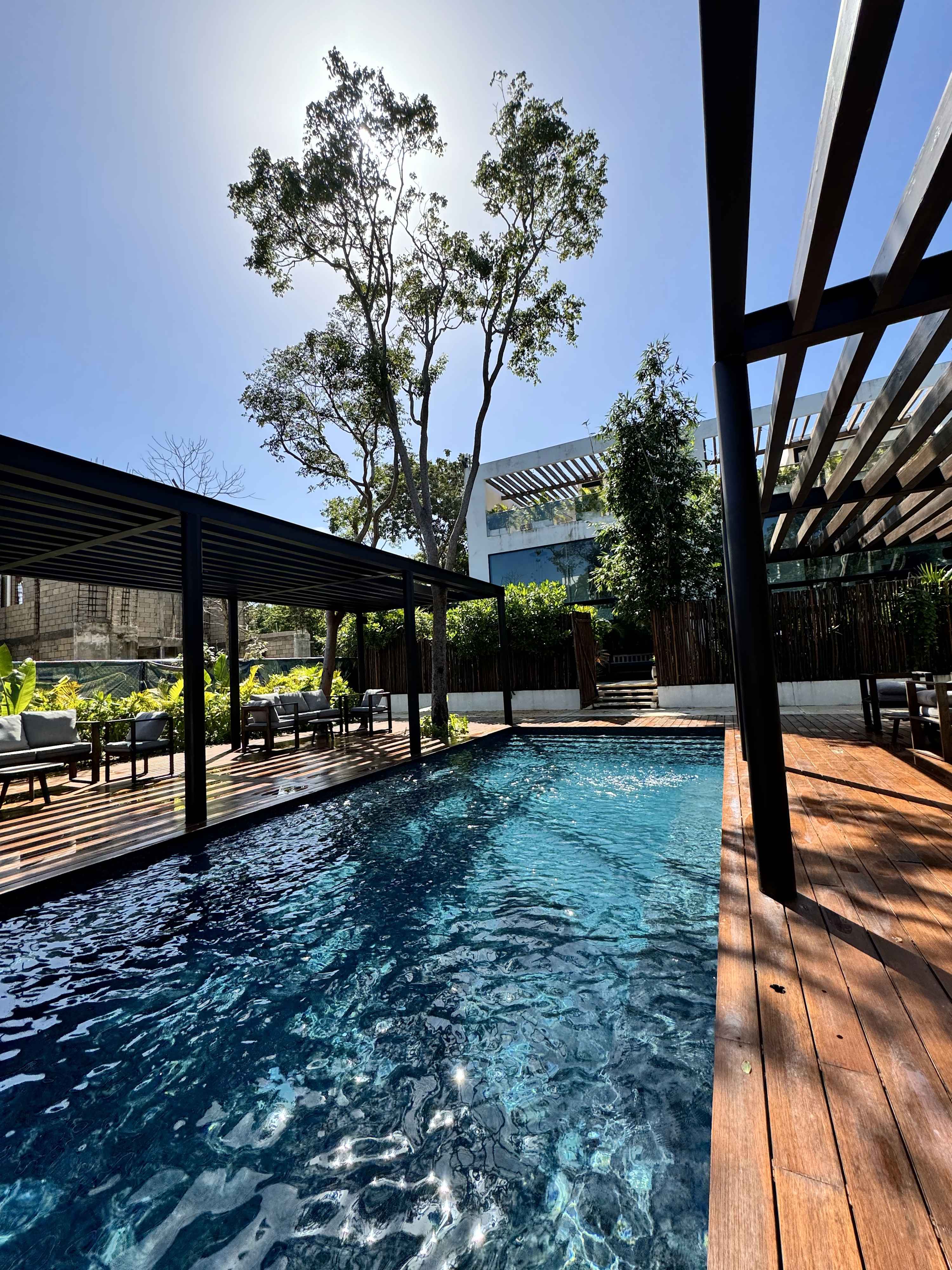 Expansive #2 communal pool and shared outdoor area, perfect for relaxing and enjoyed by guests of the lovely Karanda complex