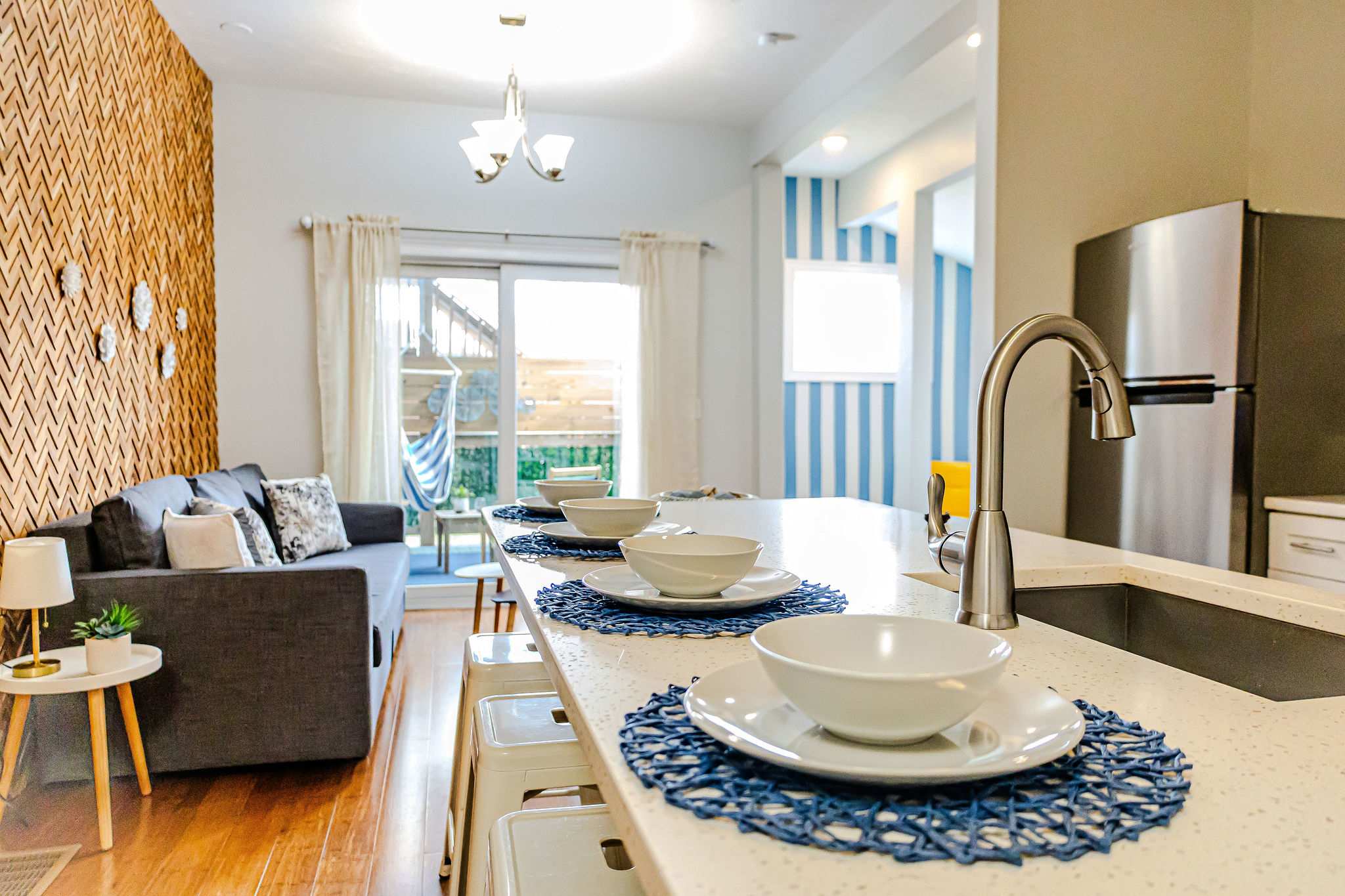 Jennifer’s Stylish Apt Private Deck Backyard Oasis — Providence, RI — vacation rental