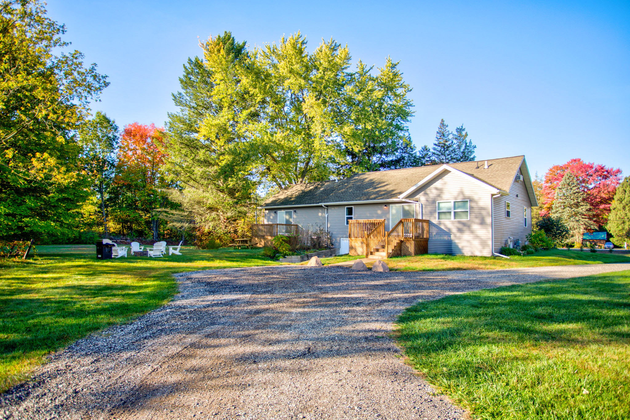 Stargazer Meadows • Firepit | BBQ | Ideal Location — Fennville, MI — vacation rental
