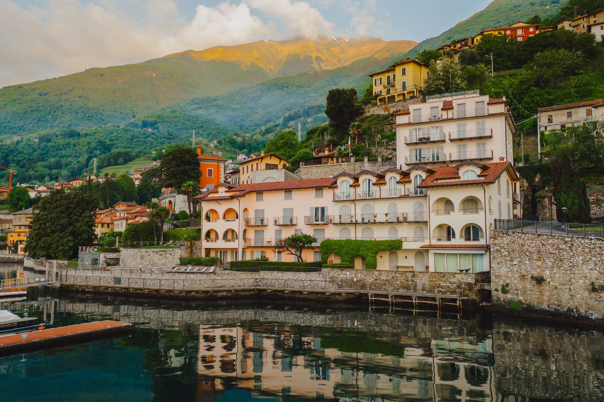 Luxury Apartment: Lake Front, Pool, private Dock:  — Musso, Lombardia — vacation rental