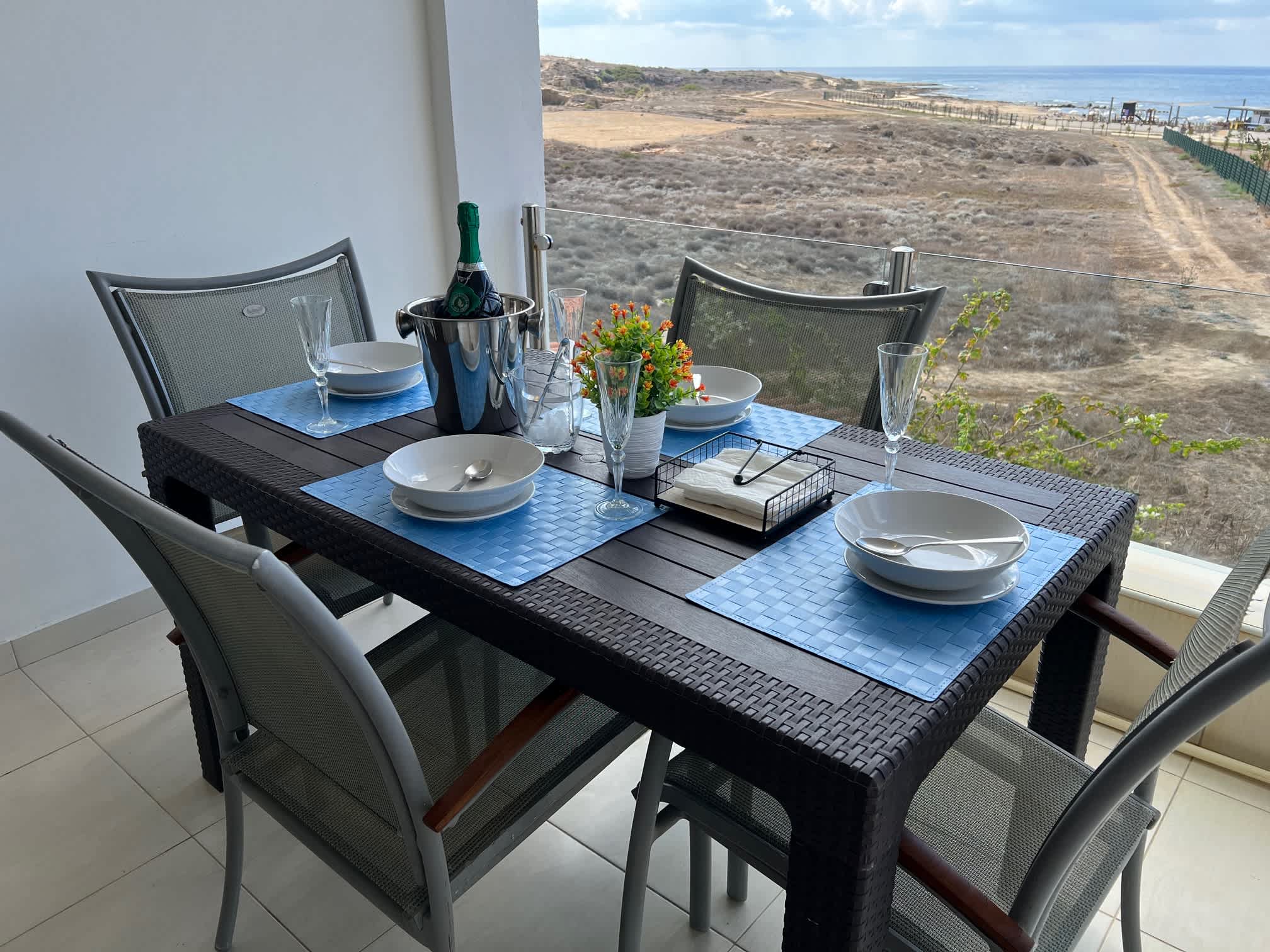 Lighthouse Beach | 3BR Seafront Apt | 50m to Beach | Sea Views...