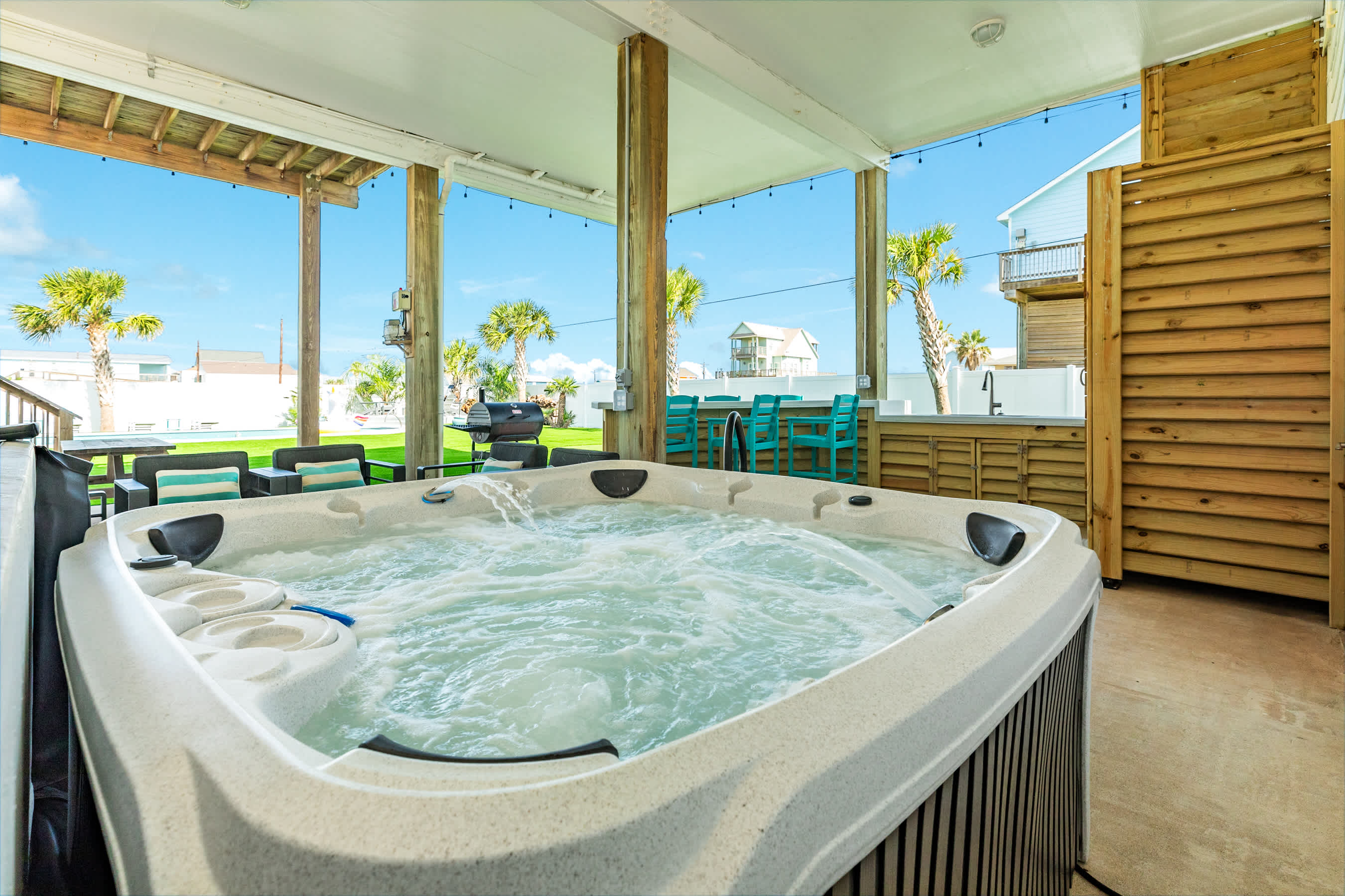 Palapa Pool House Own Pool Hot Tub Fire Pits 2