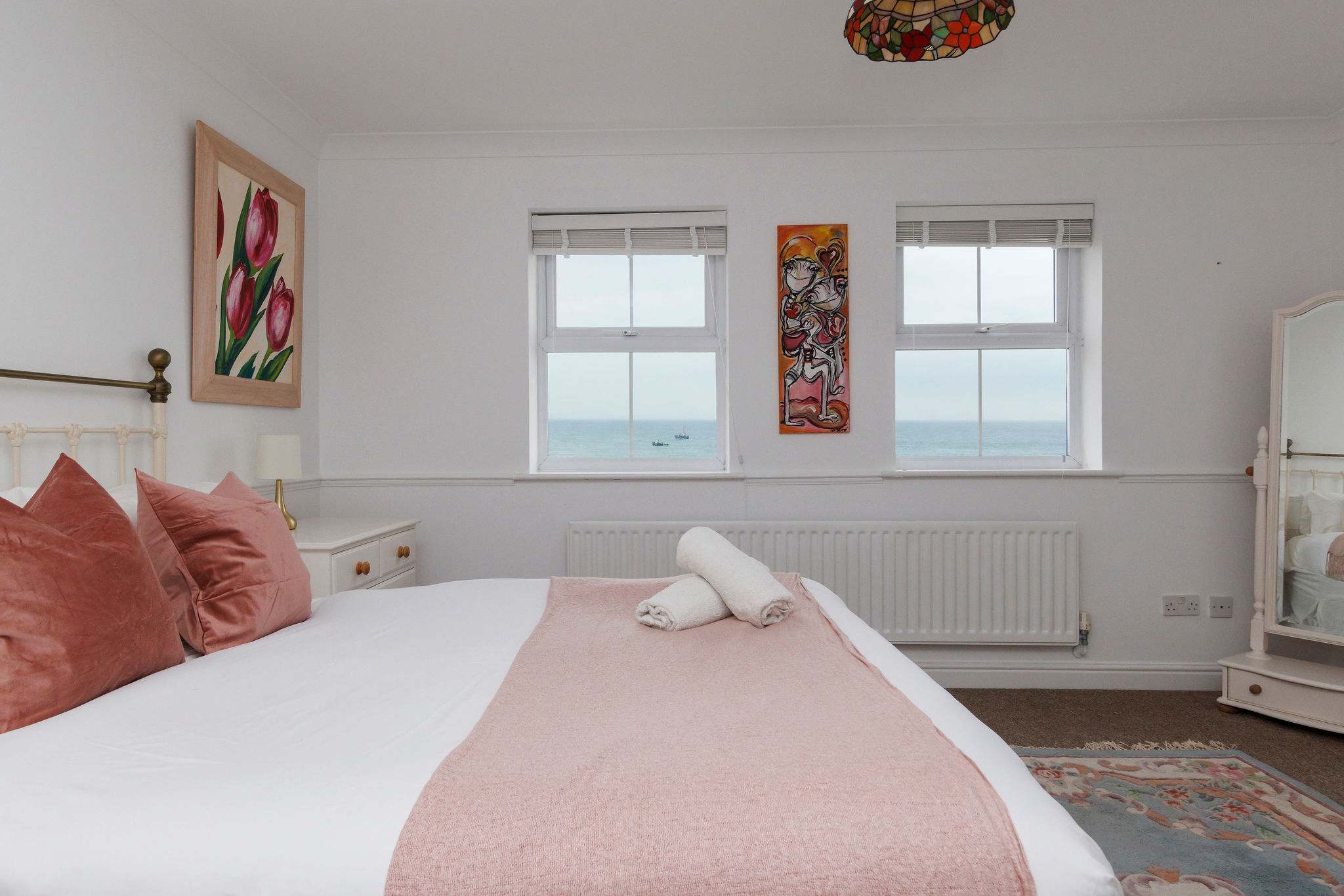 Wake up to sea views and the sound of waves lapping on the shore.