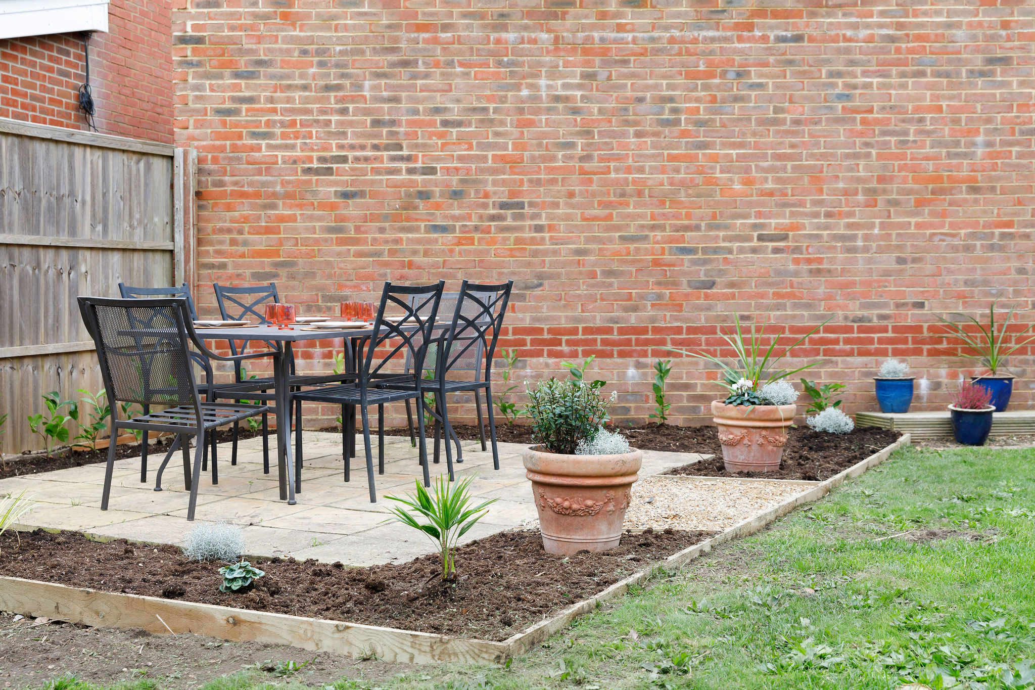 The patio area is the perfect spot for breakfast in the sun or an evening BBQ.