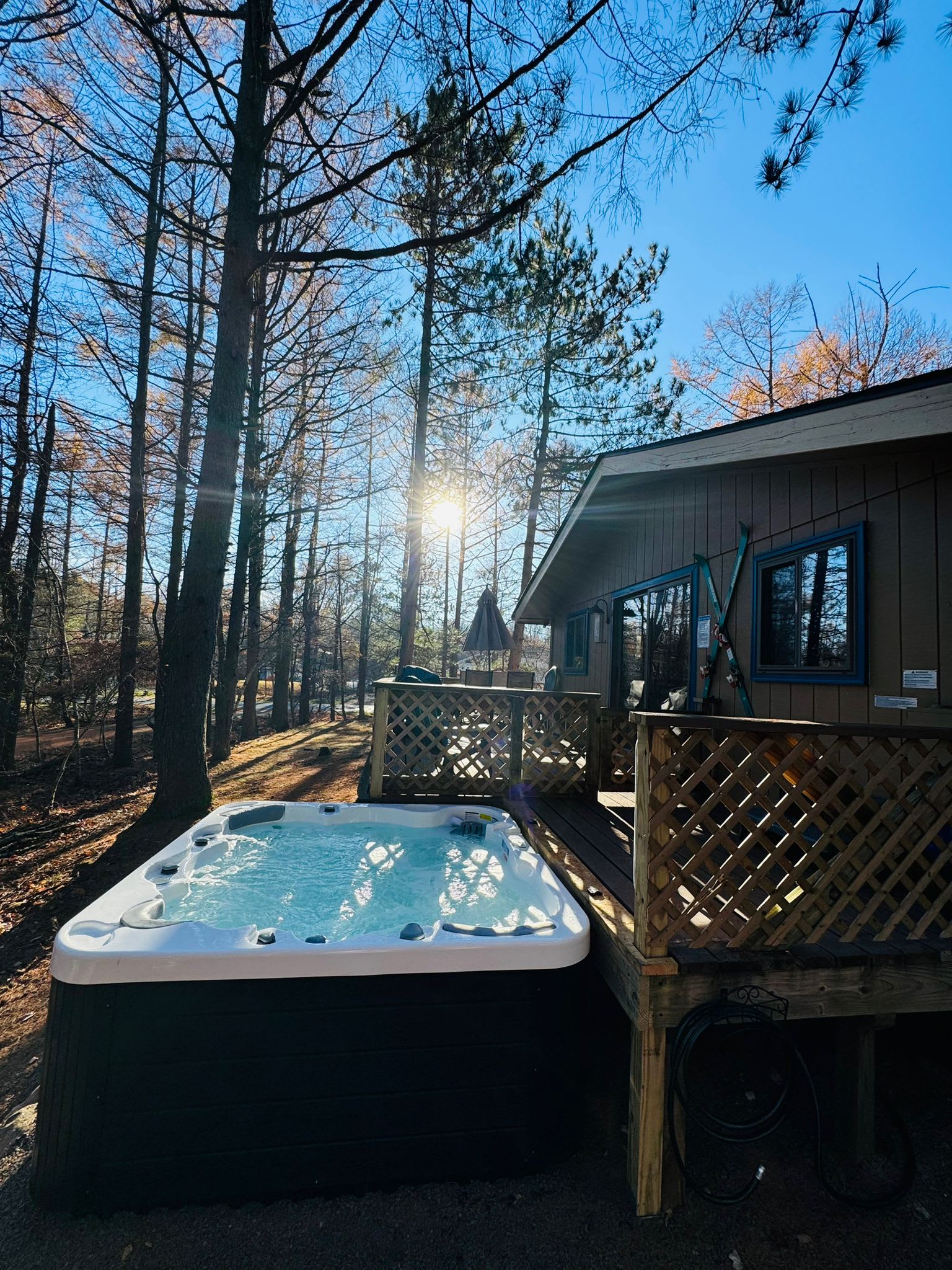 Pocono Cabin | Hot Tub | Firepit | Lake Access