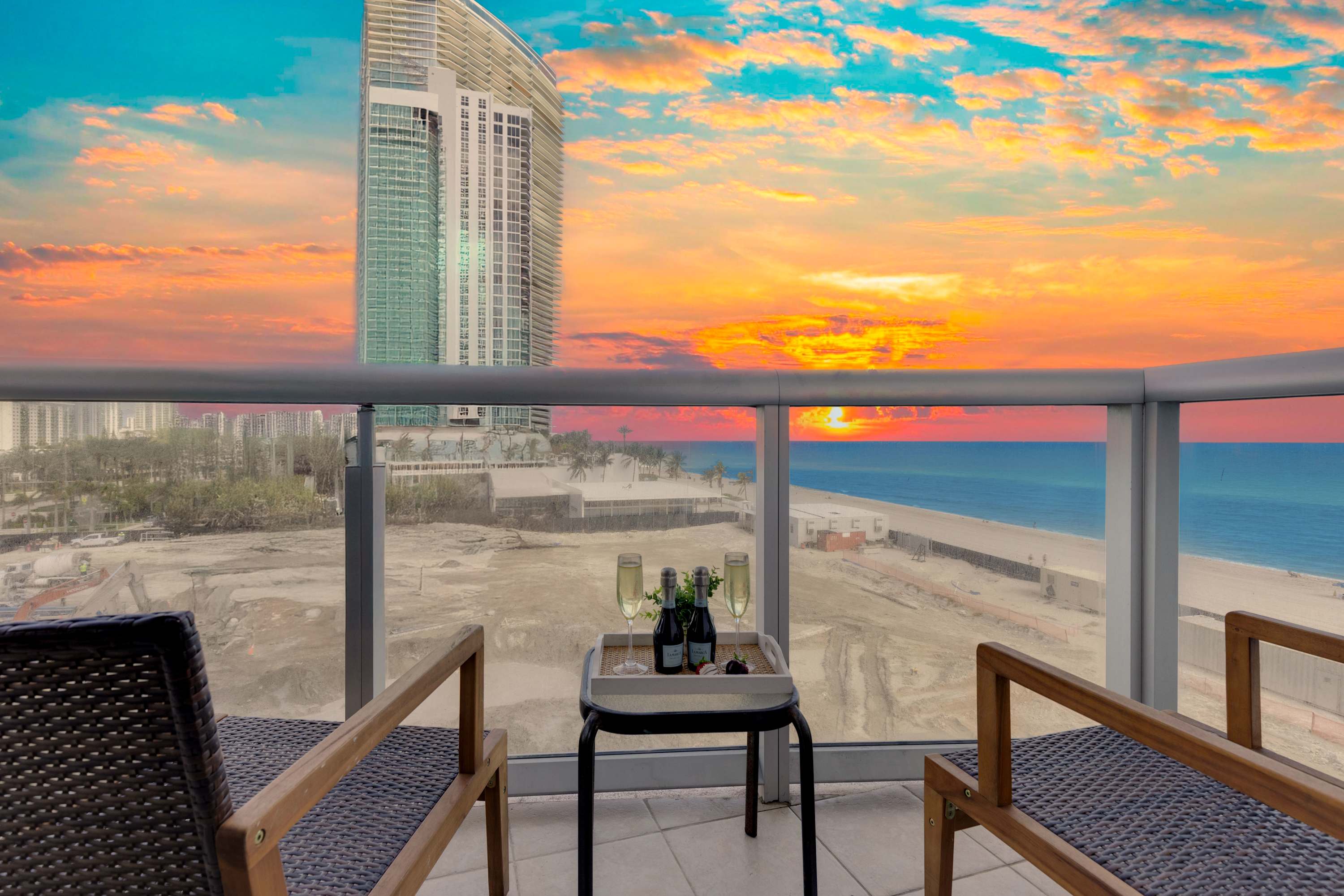 Ocean View Escape · Modern 1BR w/Balcony