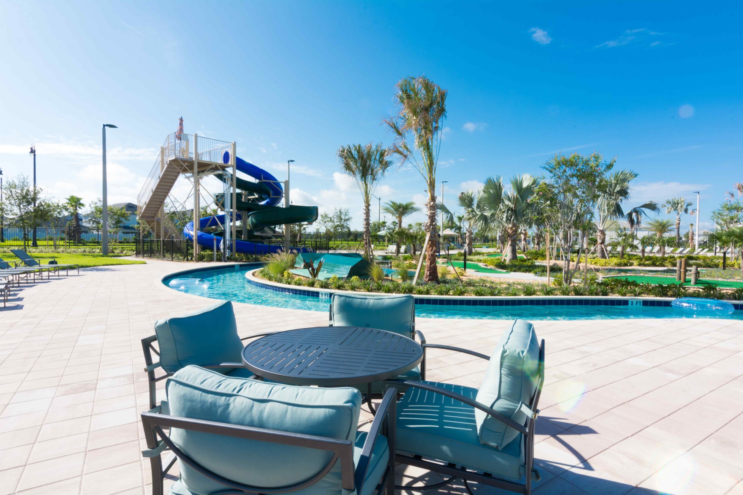 Waterslides and Lazy River