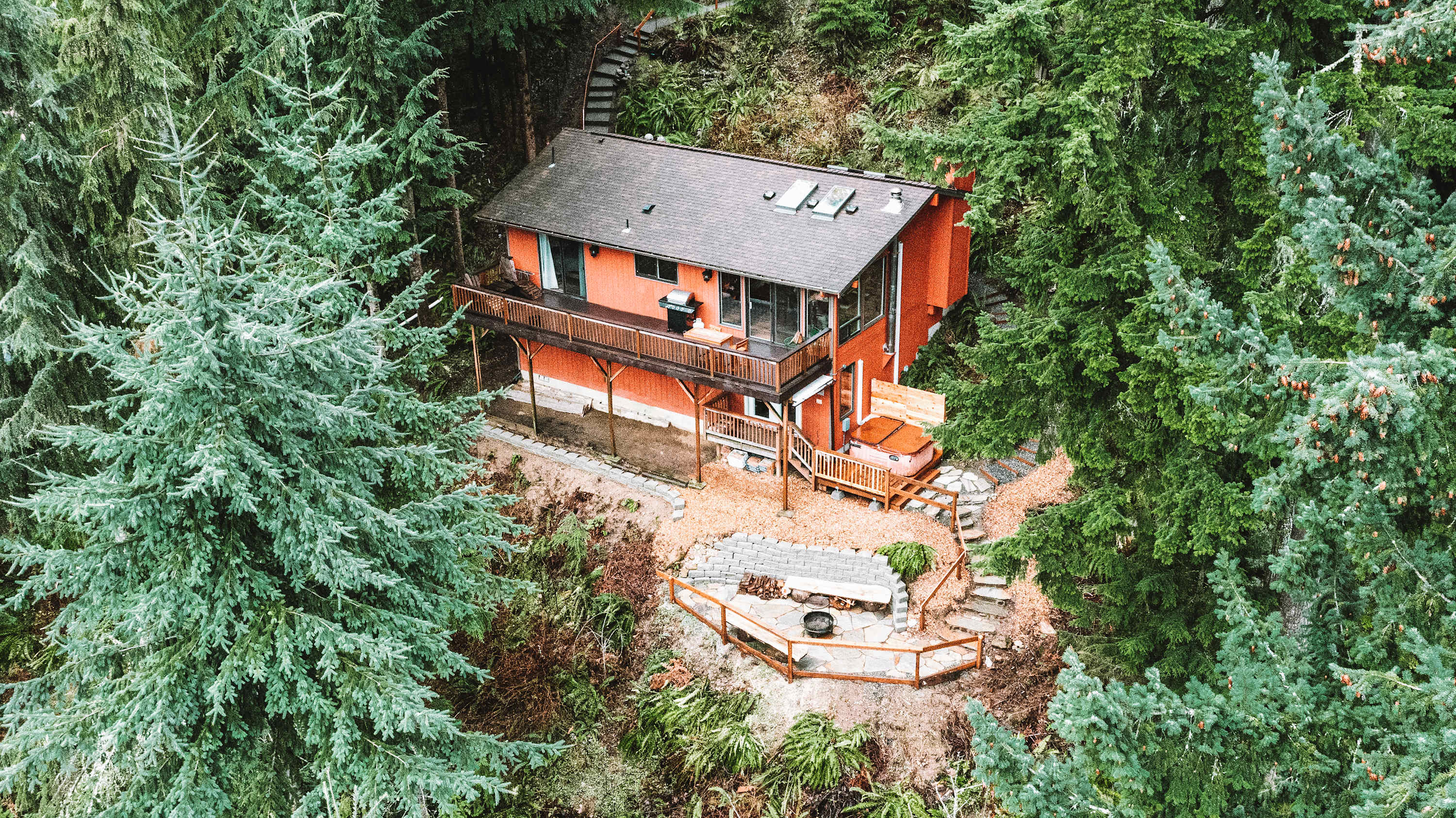 Bird's eye of the property