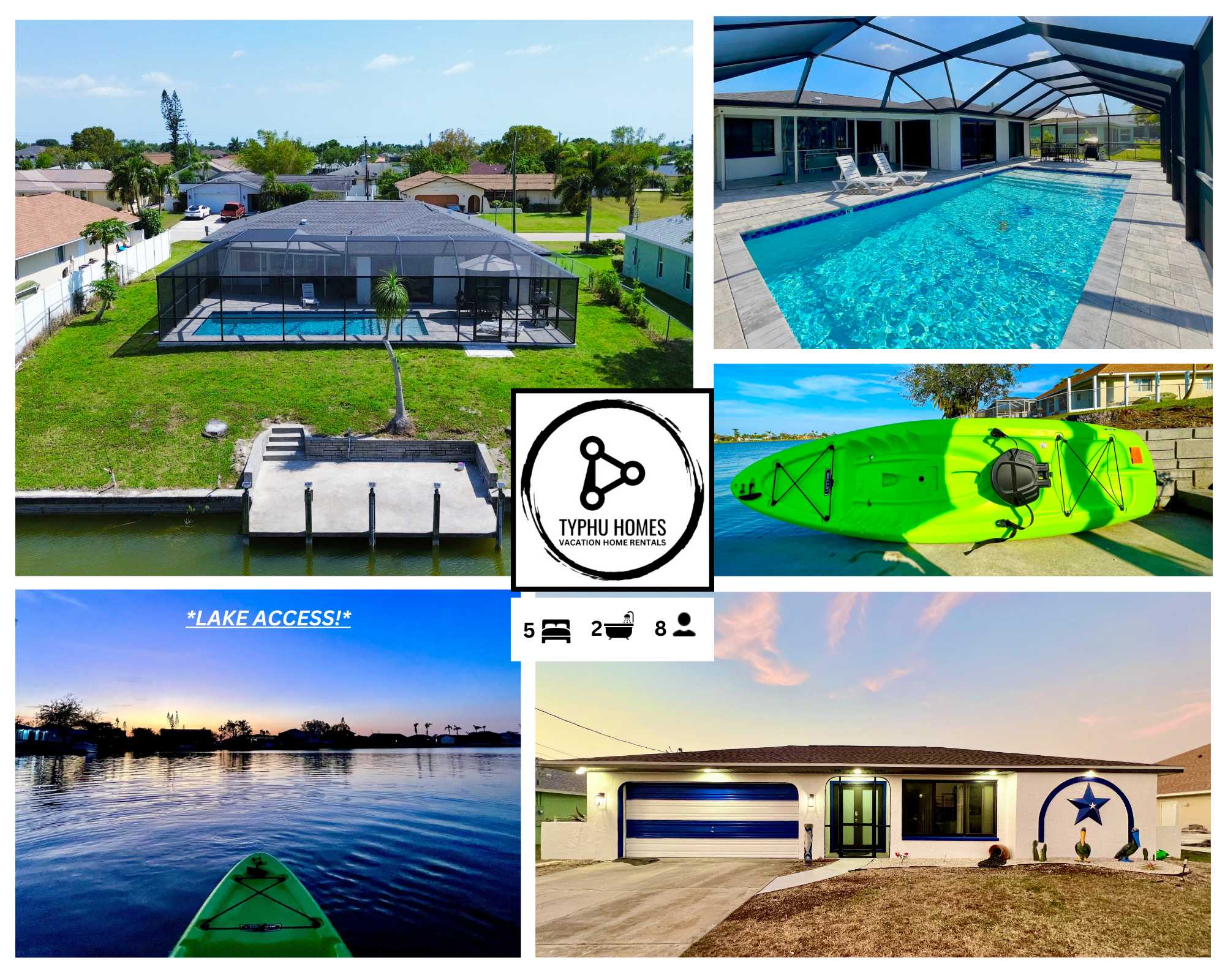 Lakeside Haven with Heated Pool — Cape Coral, FL — vacation rental
