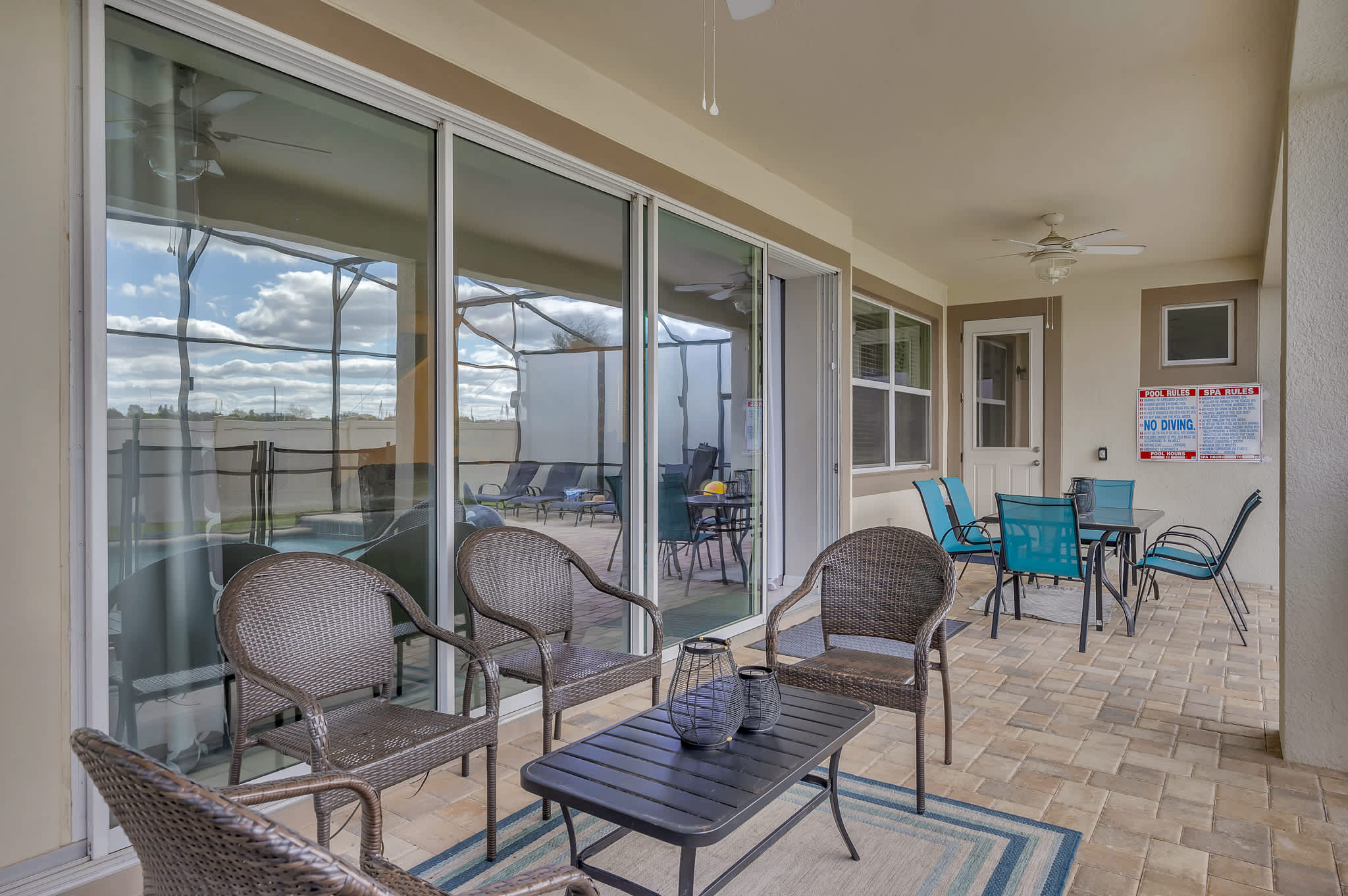 Spacious villa near Disney w/ game room & heated pool