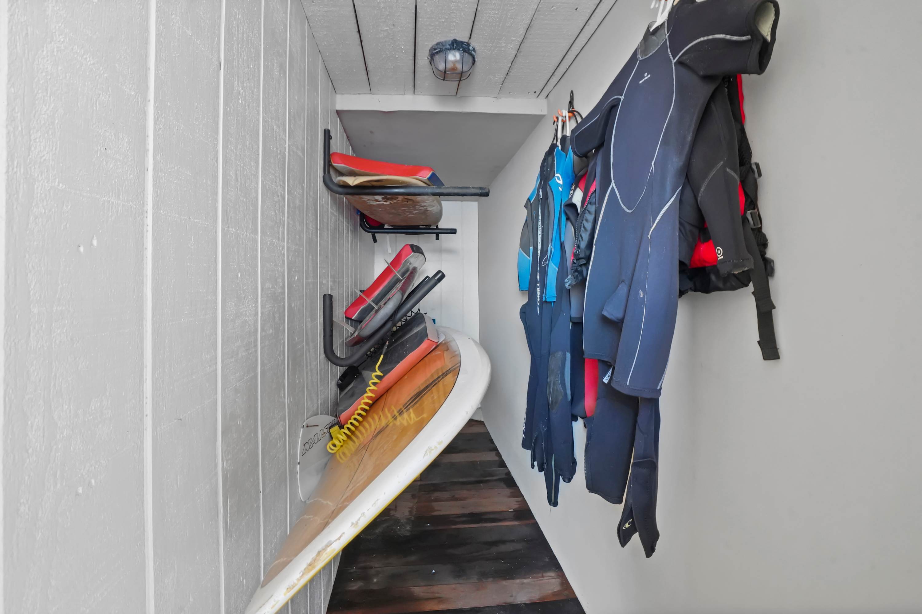 From wetsuits to beach towels, every detail has been considered.