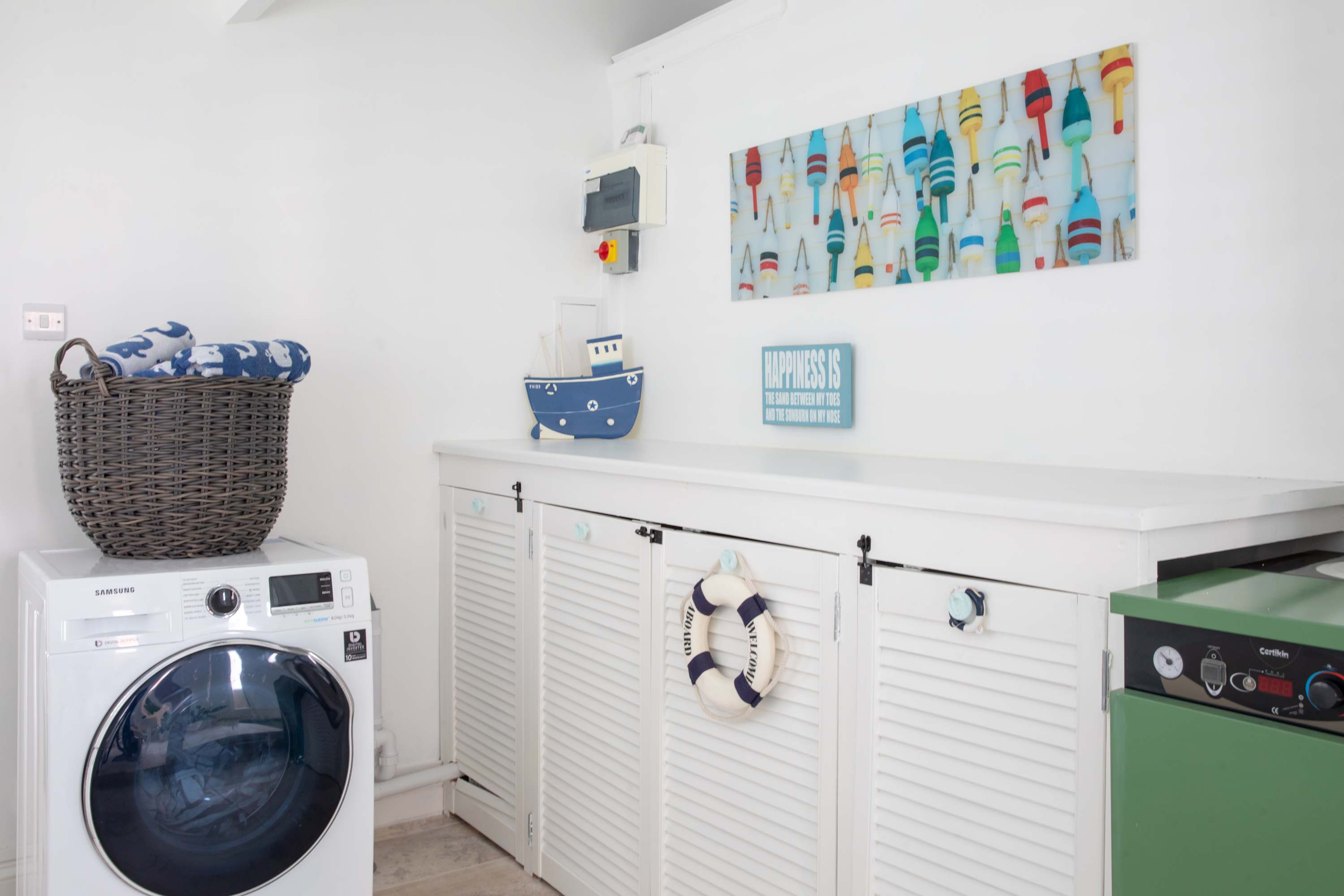 The Utility Room with Washing Machine