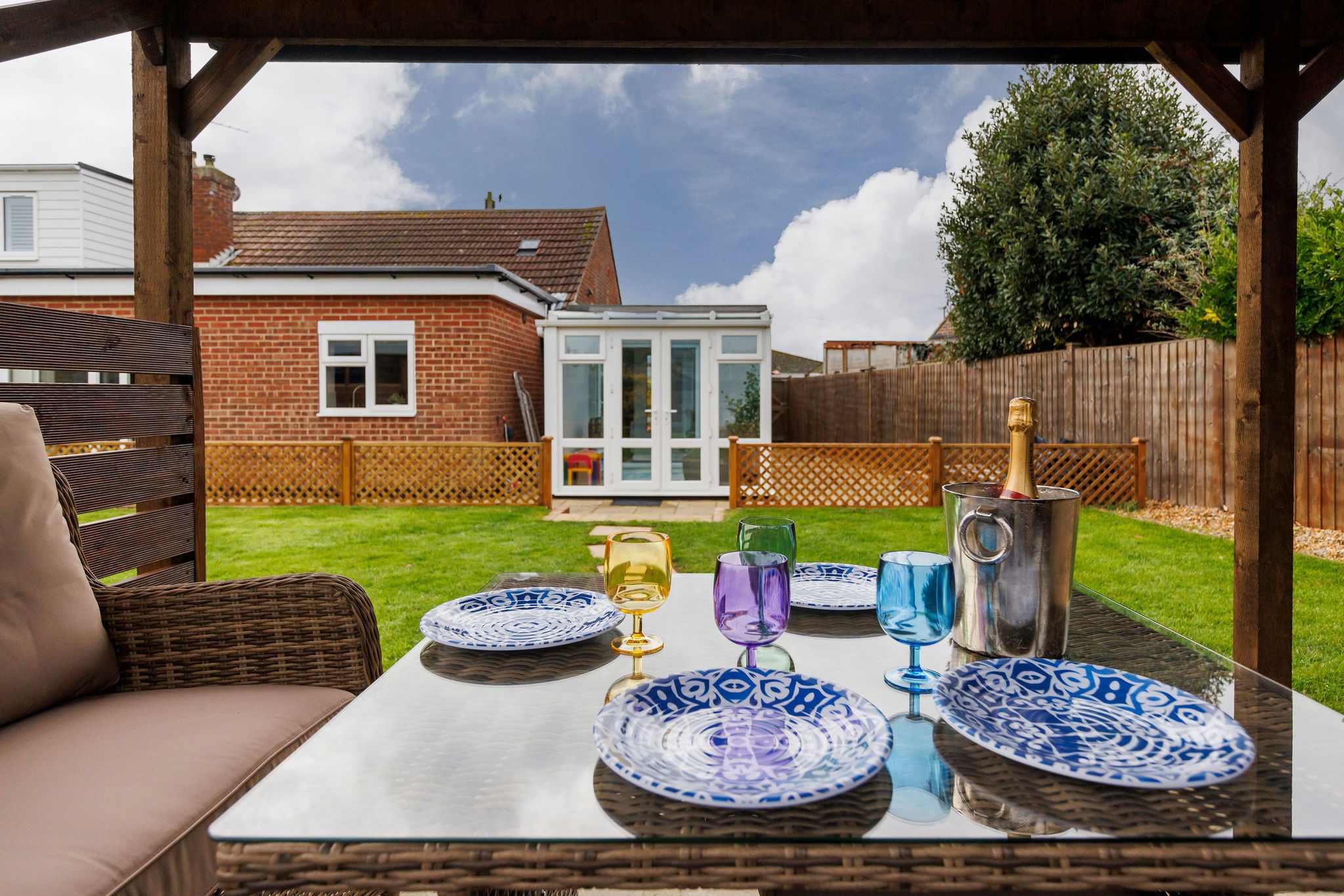 Adults can relax while children play!