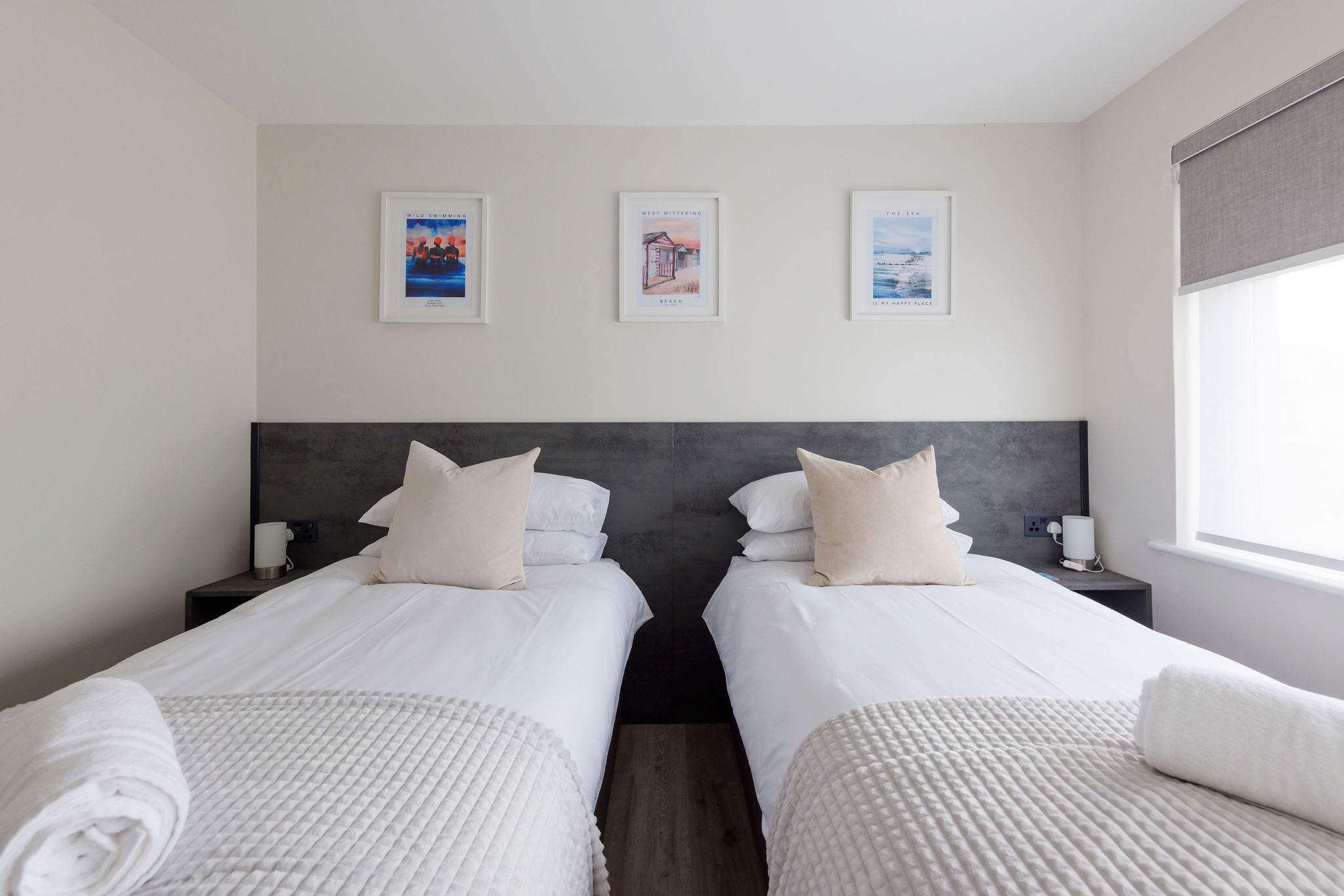 Expect comfy cushions, pillows and bed throws for a cosy night's rest.