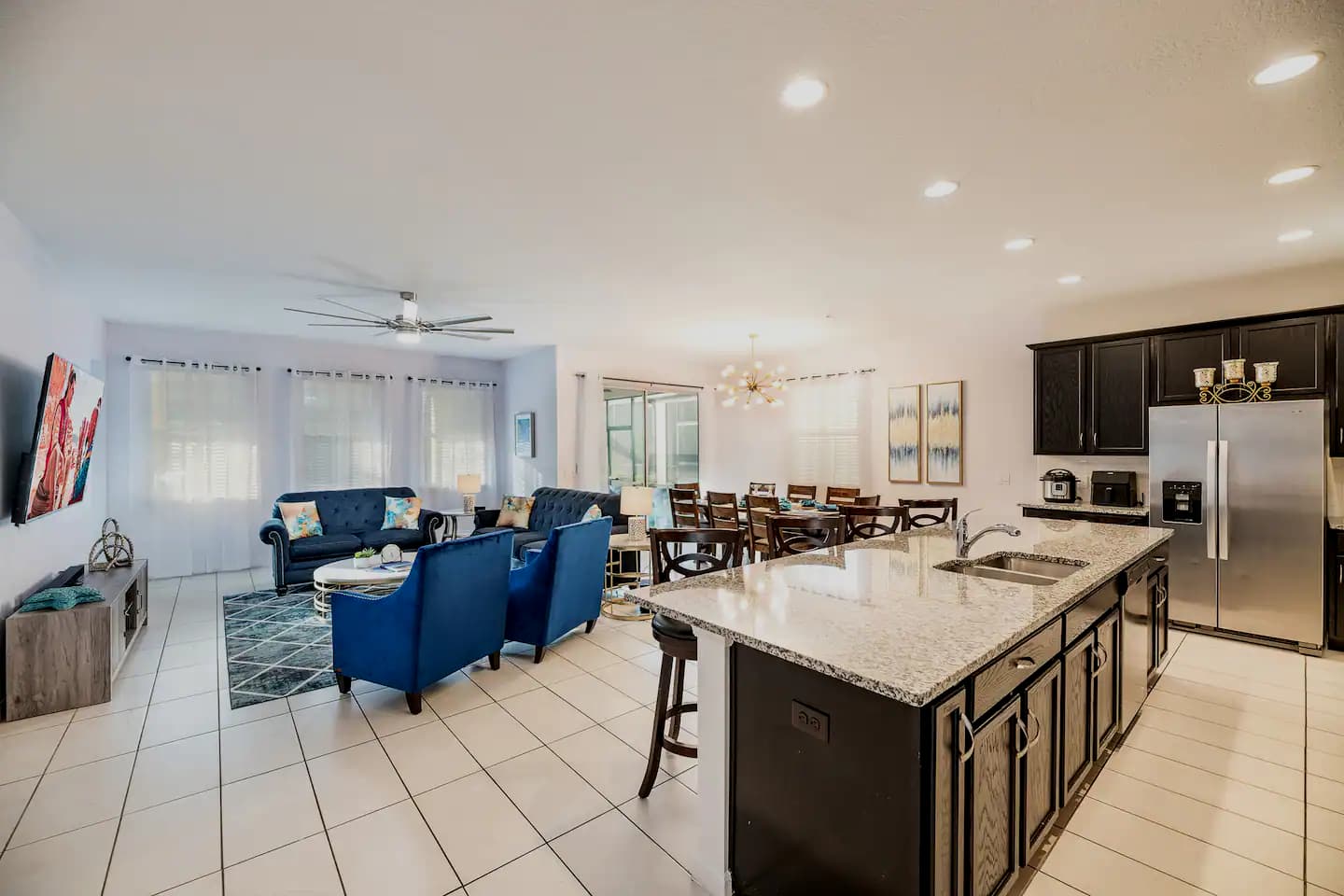 Spacious retreat w/ pool & hot tub