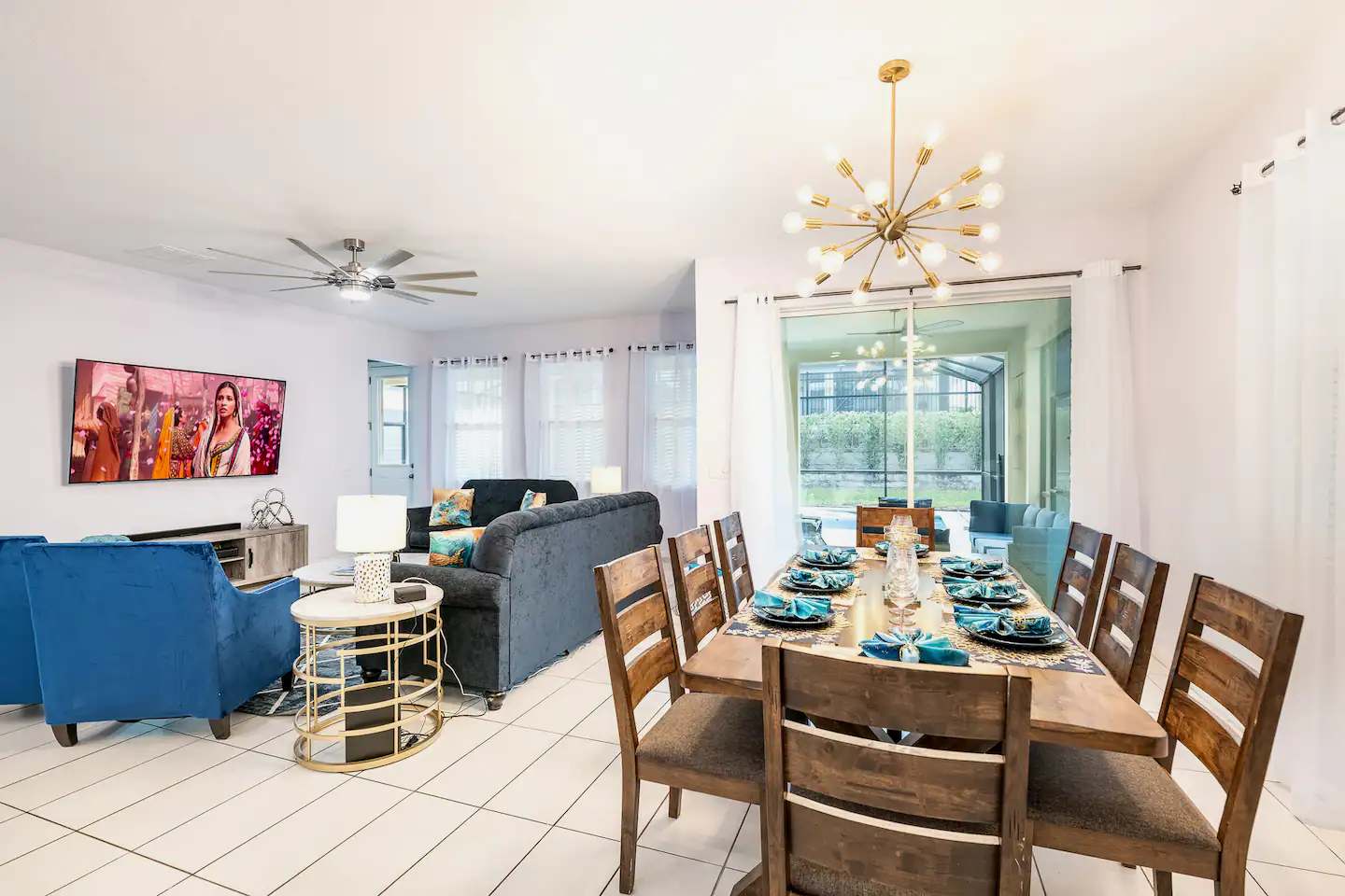 Spacious retreat w/ pool & hot tub