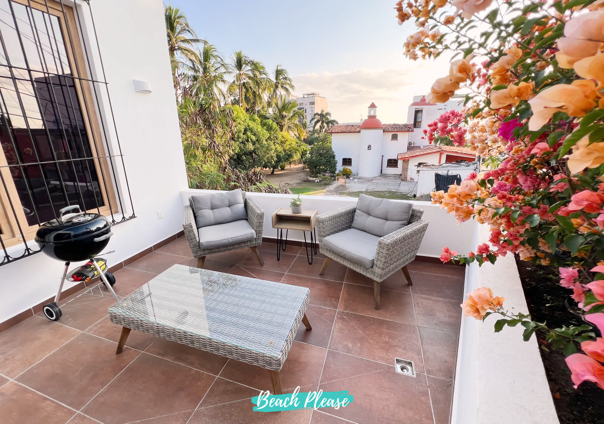 3 Blocks to Beach with Private Terrace & Grill — Bucerías, Nayarit — vacation rental