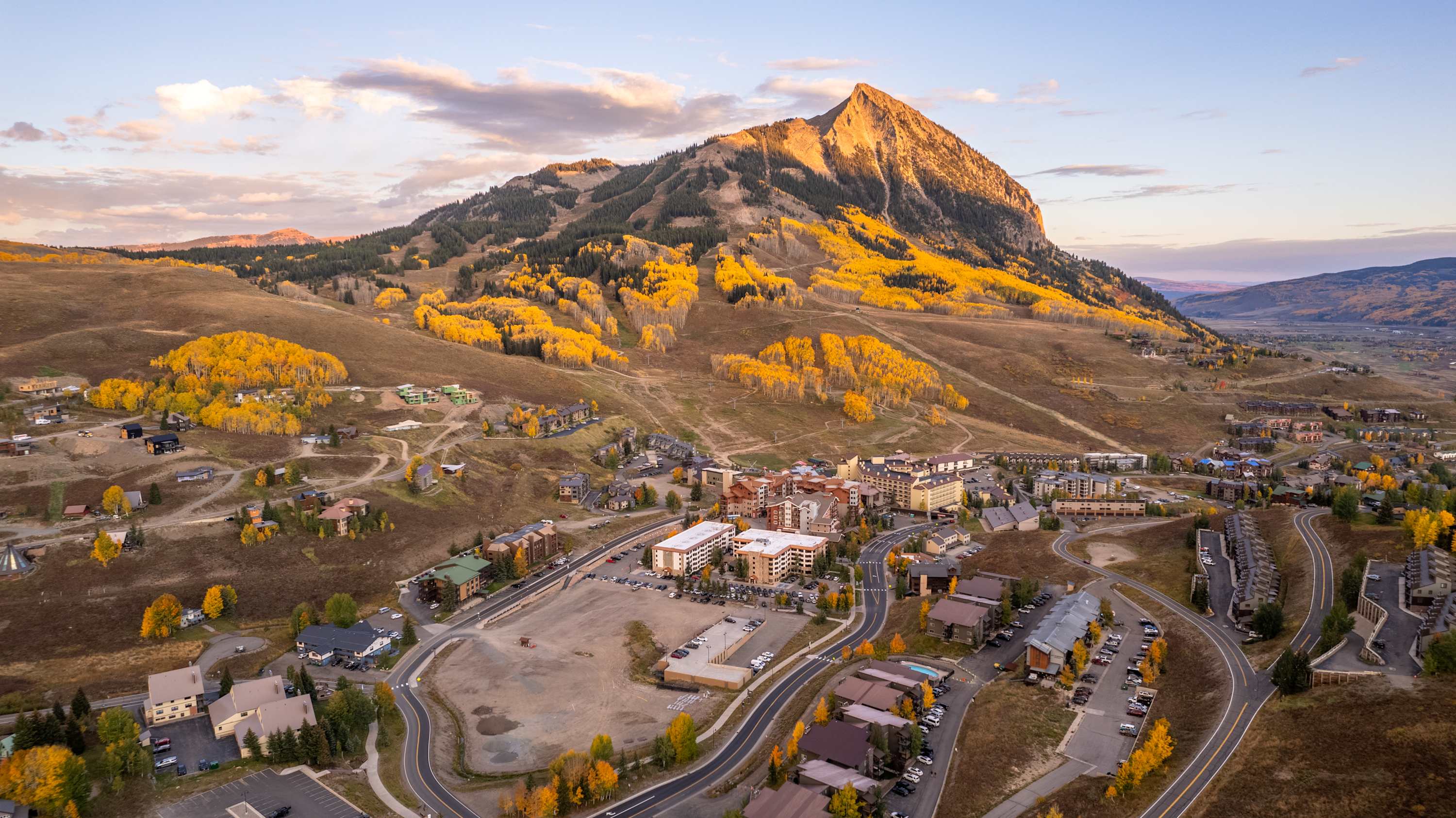 Mountain wildflower meadow with colorful flowers and alpine peaks in summer