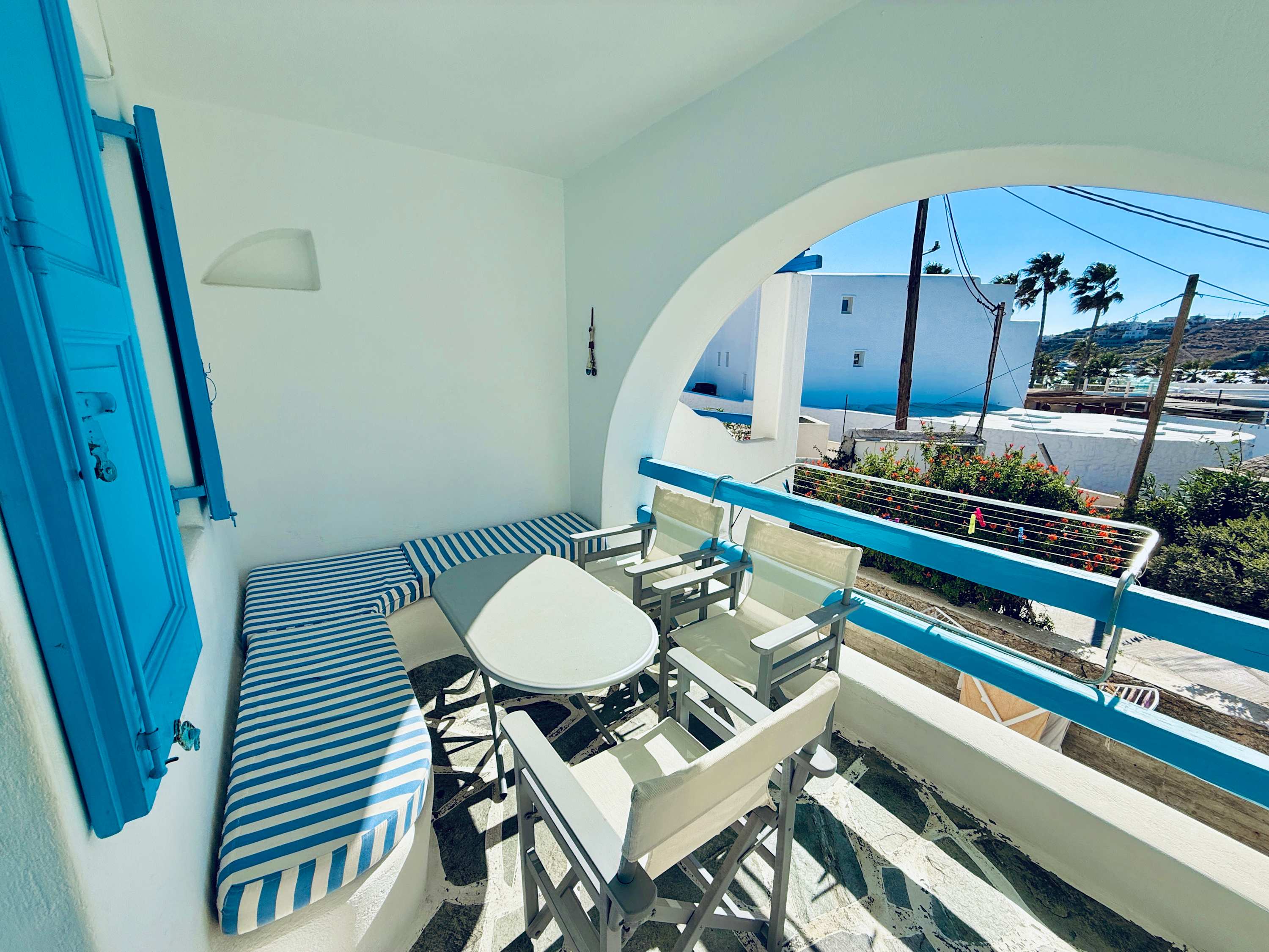 Stylish 2 Bd Escape Apt with Patio at Ornos Beach in Mykonos — photo 4