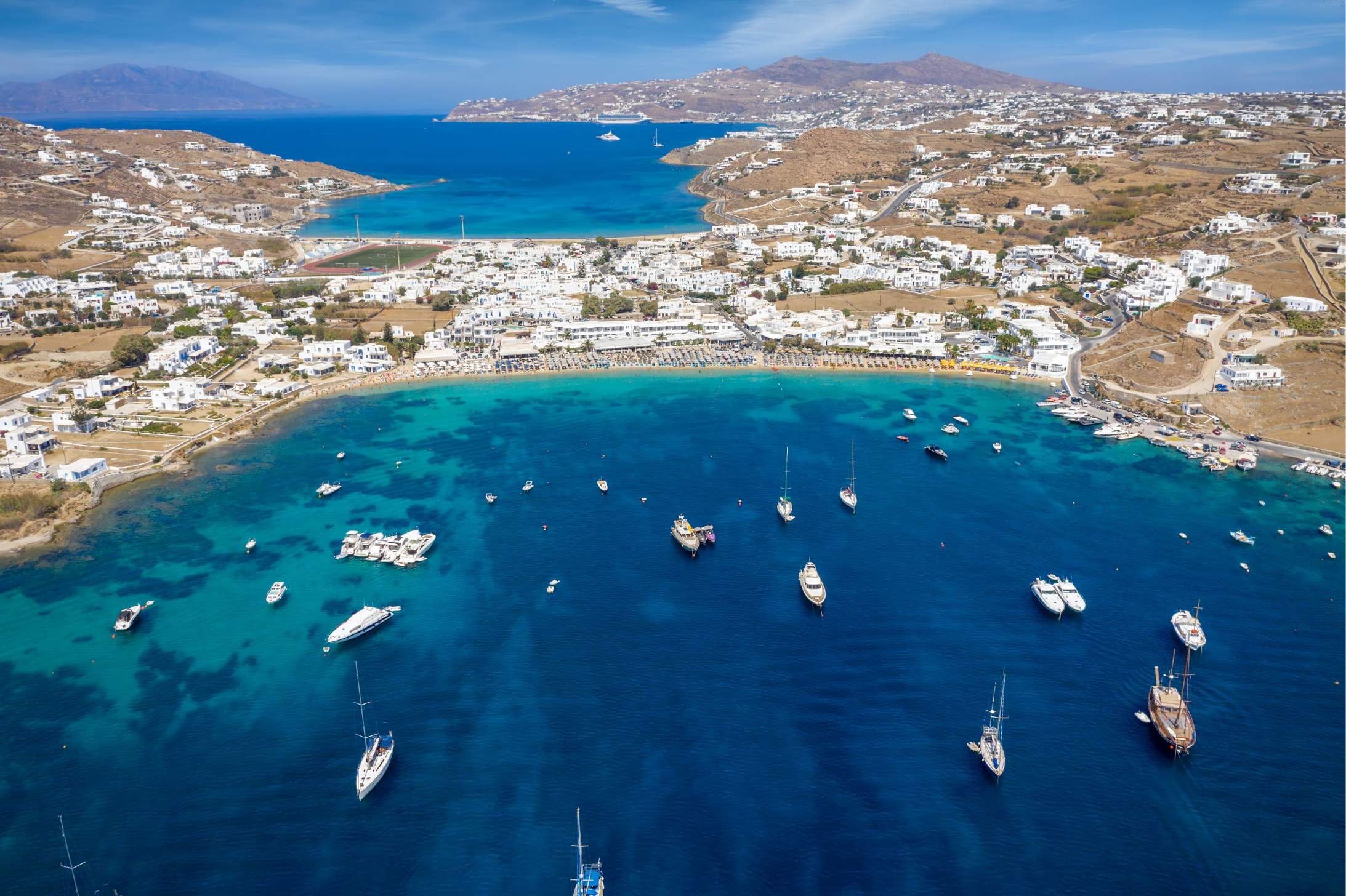 Stylish 2 Bd Escape Apt with Patio at Ornos Beach in Mykonos — photo 5