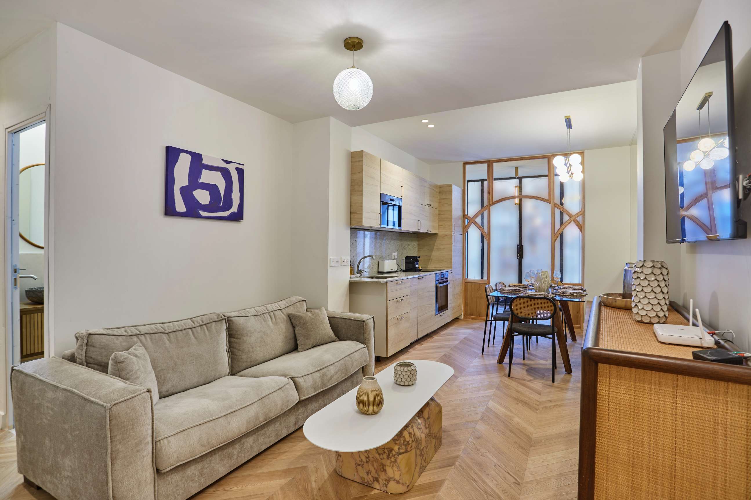 Elegant apartment with AC - Center of Paris — Paris, Île-de-France — vacation rental