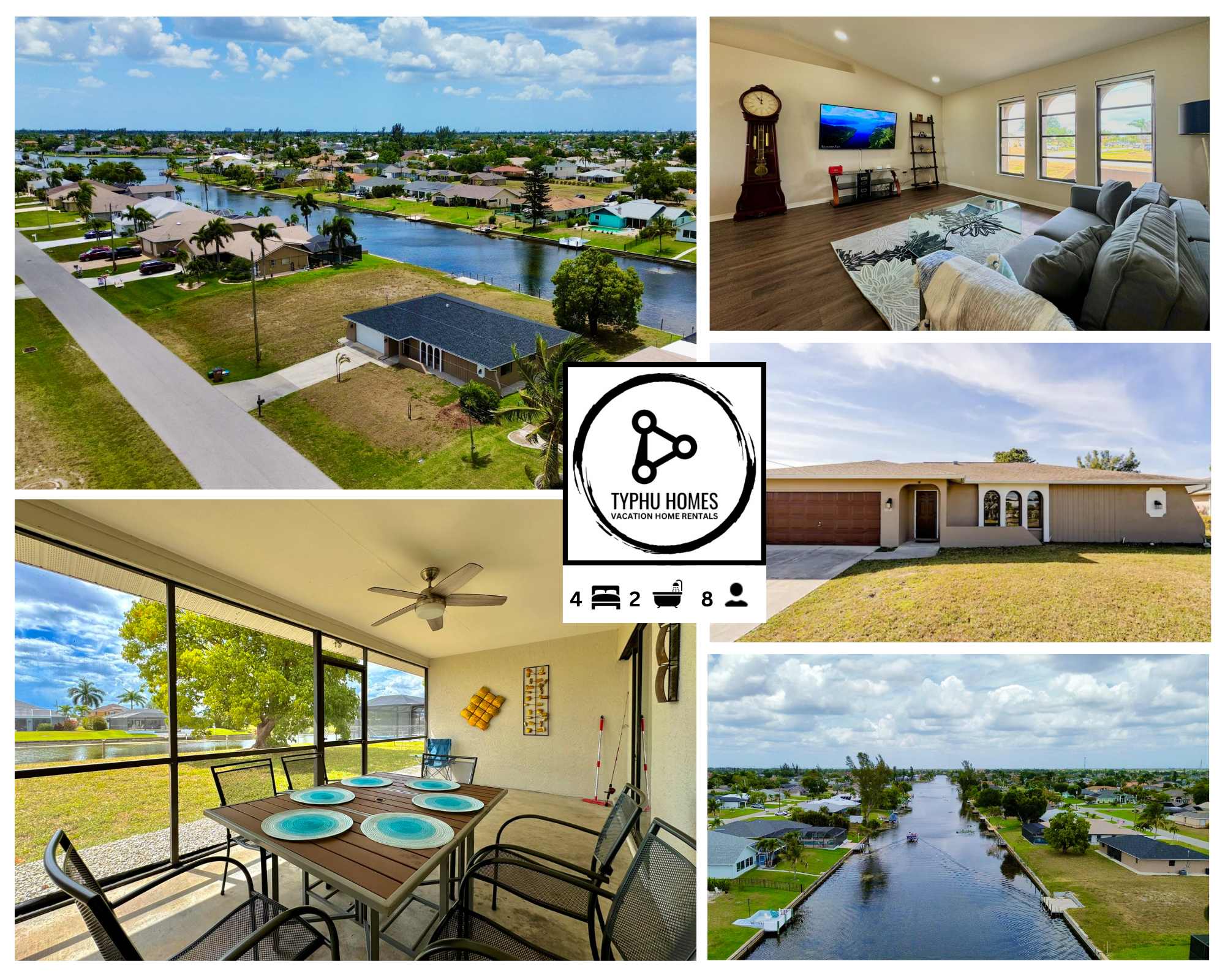 Canal Access Home Near Cape Coral Beach — Cape Coral, FL — vacation rental