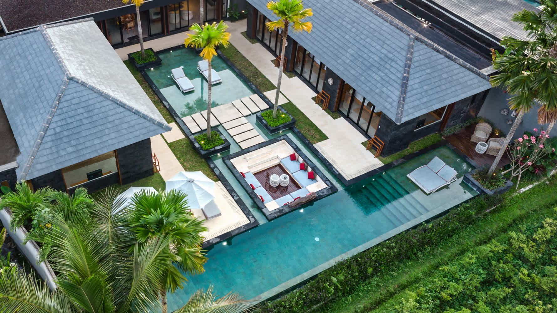Maluro 5BR Villa: Serene Escape w/ Ricefield View — Ubud, Bali — vacation rental
