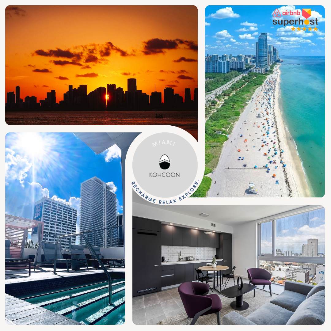 Sky-High oasis : heated Pool & Gym, Miami Skyline Vista - Photo 1