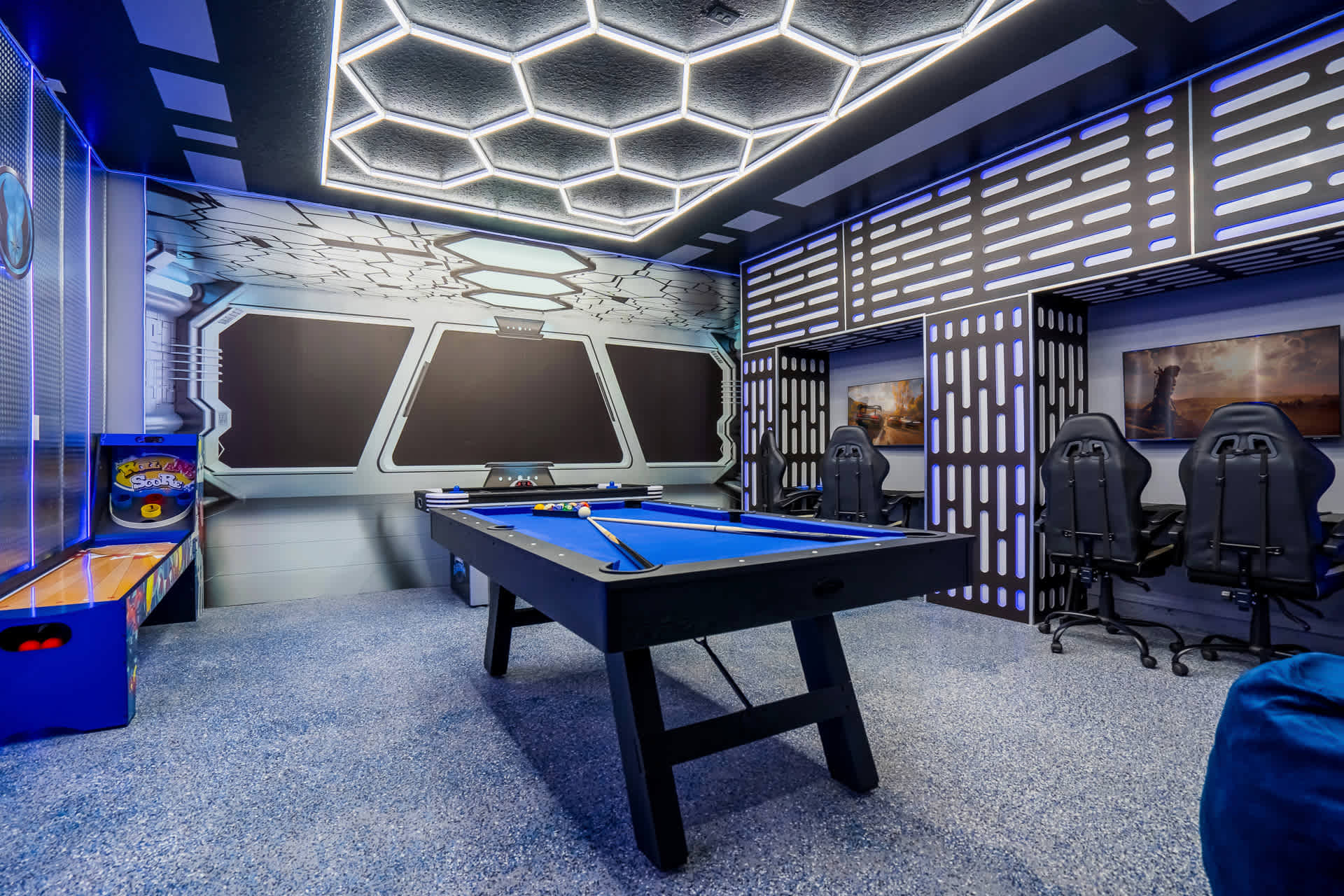 In-Home Arcade Games Room