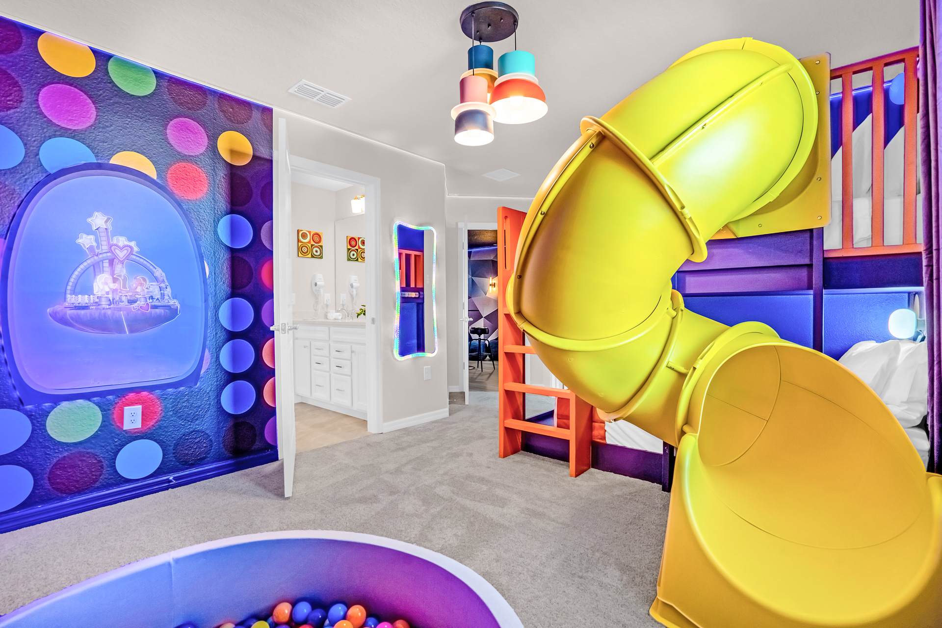 Cool Mood Lighting and Murals