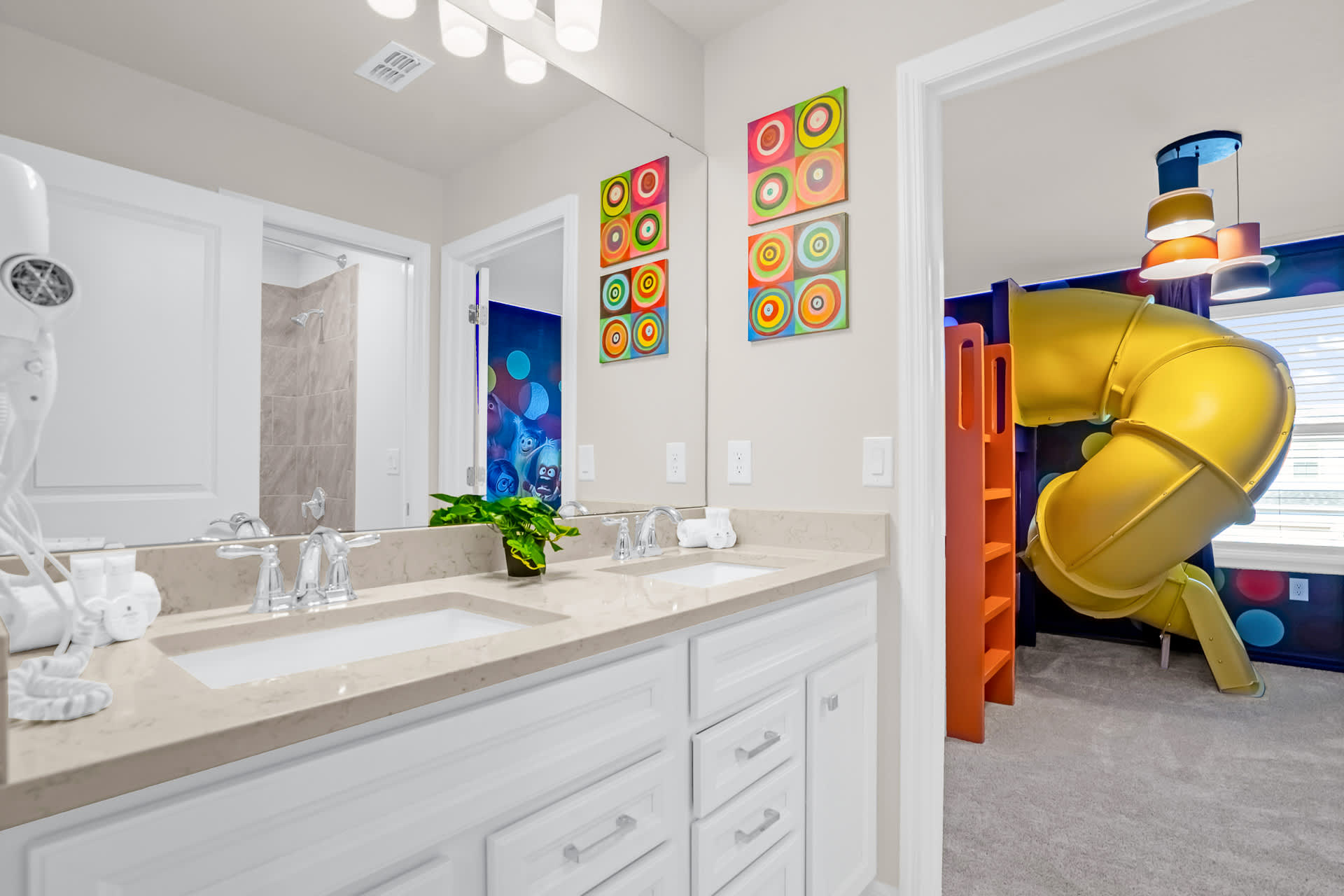 Ensuite Bathroom is shared with the Harry Potter Room